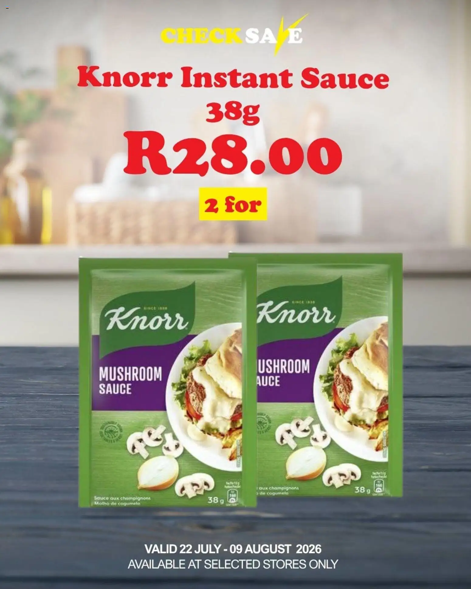 New Check Save catalogue – valid from 23/07/2026 | Page: 5 | Products: Sauce