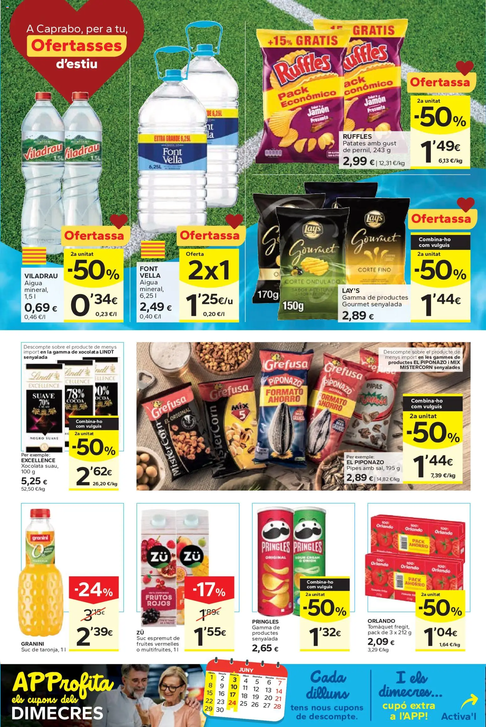 Caprabo folleto │ válido desde el 11.06.2026 | Página: 22 | Productos: Jamón, Κεραία