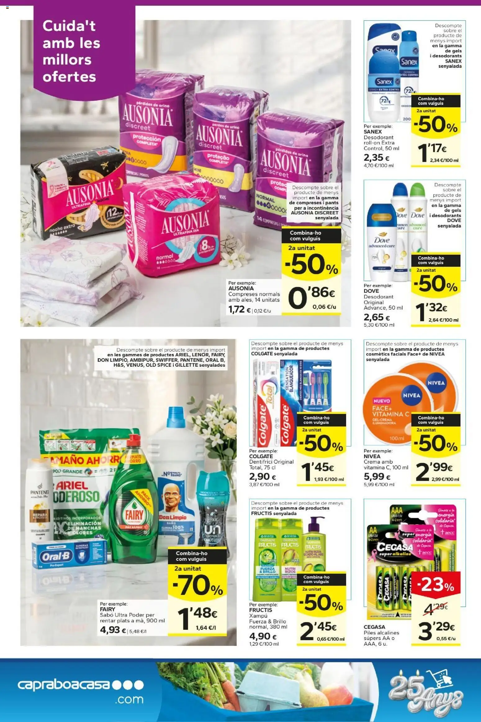 Caprabo folleto │ válido desde el 01/10/2026 | Página: 22 | Productos: Crema, Compresas
