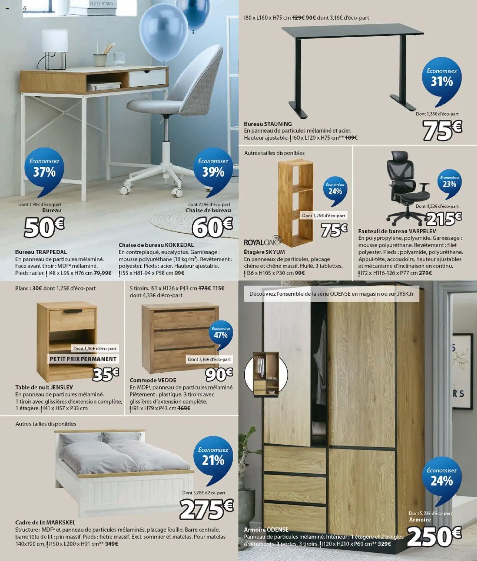 {H1} | Page: 6 | Produits: Tête de lit, Armoire, Fauteuil, Chaise