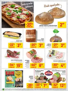 Tuš katalog akcije – veljaven od 22.04.2026 | Stran: 12 | Izdelki: Mortadela, Pekarna, Kruh, Salama
