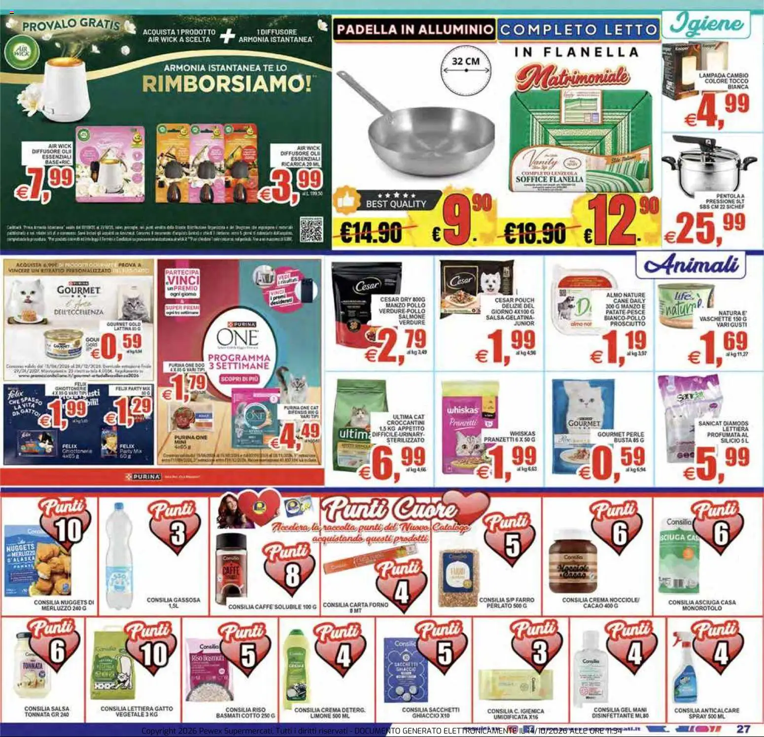 Volantino Pewex del 14/10/2026 | Pagina: 27 | Prodotti: Crema, Merluzzo, Patate, Padella