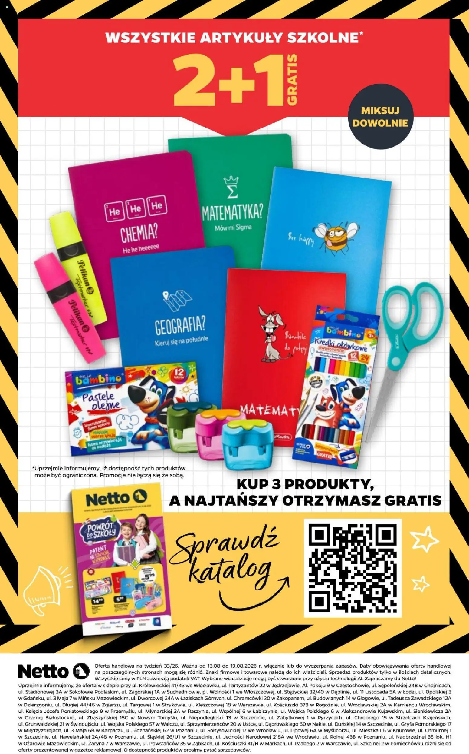 Netto gazetka od czwartku NonFood od 12.08.2026 | Strona: 8 | Produkty: Kredki