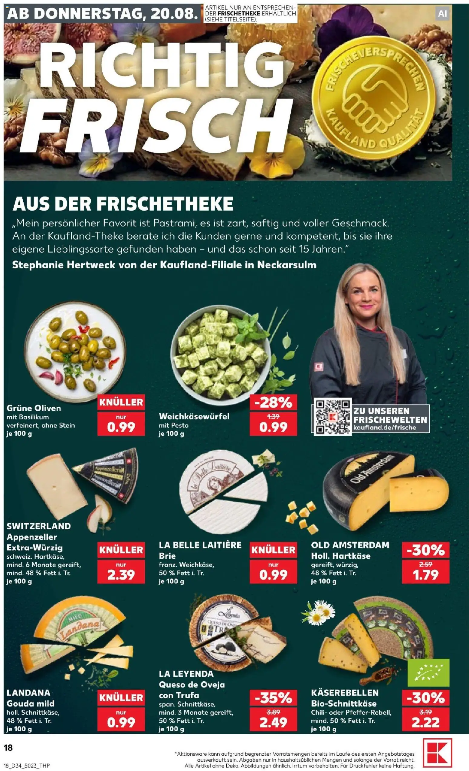 Kaufland Prospekt Völklingen – gültig ab 20.08.2026 | Seite: 18 | Produkte: Milch, Paprika, Müllermilch, Flocken