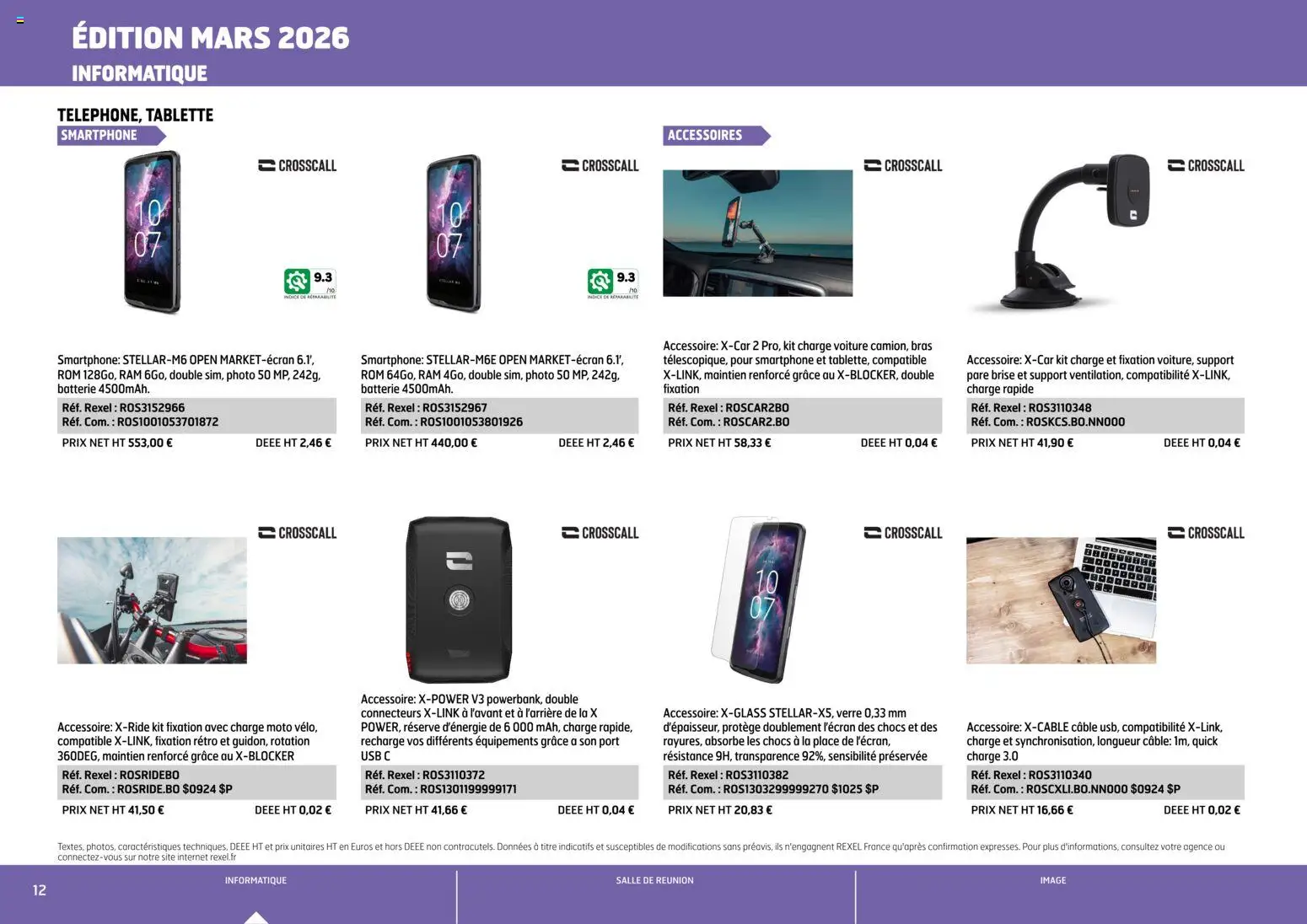 {H1} | Page: 12 | Produits: Tablette, Câble, USB, Batterie