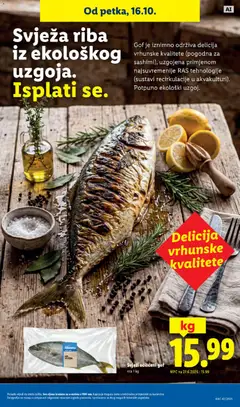 Lidl Katalog - Pregled kataloga iz trgovine Lidl, vrijedi od 12.10.2026 | Stranica: 67 | Proizvodi: Riba, Svježa riba