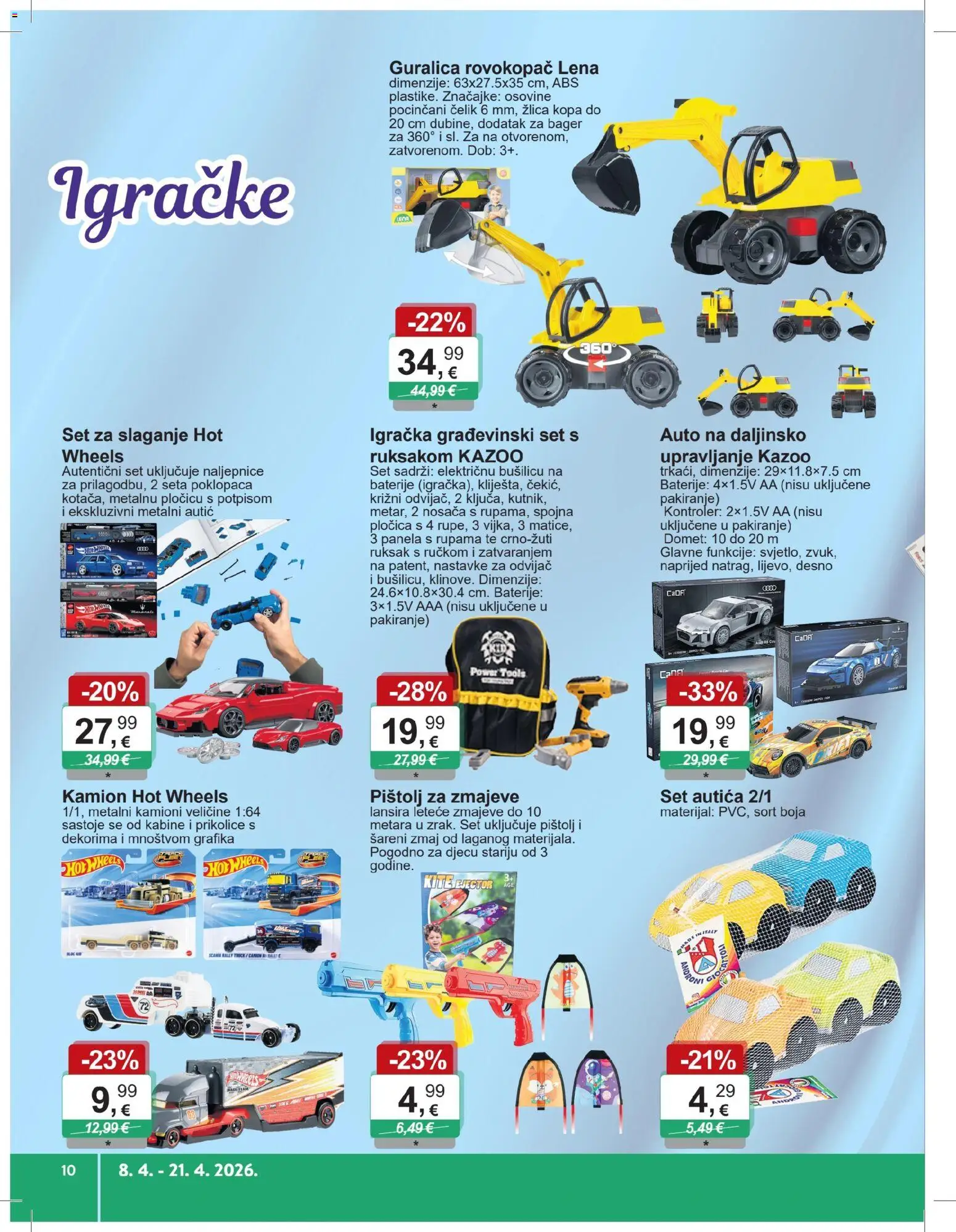 KTC katalog | vrijedi od 08.04.2026 | Stranica: 5 | Proizvodi: Ruksak, Odvijač, Igračke, Igračka