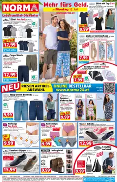 Norma Flugblatt ab 13.07.2026 gültig