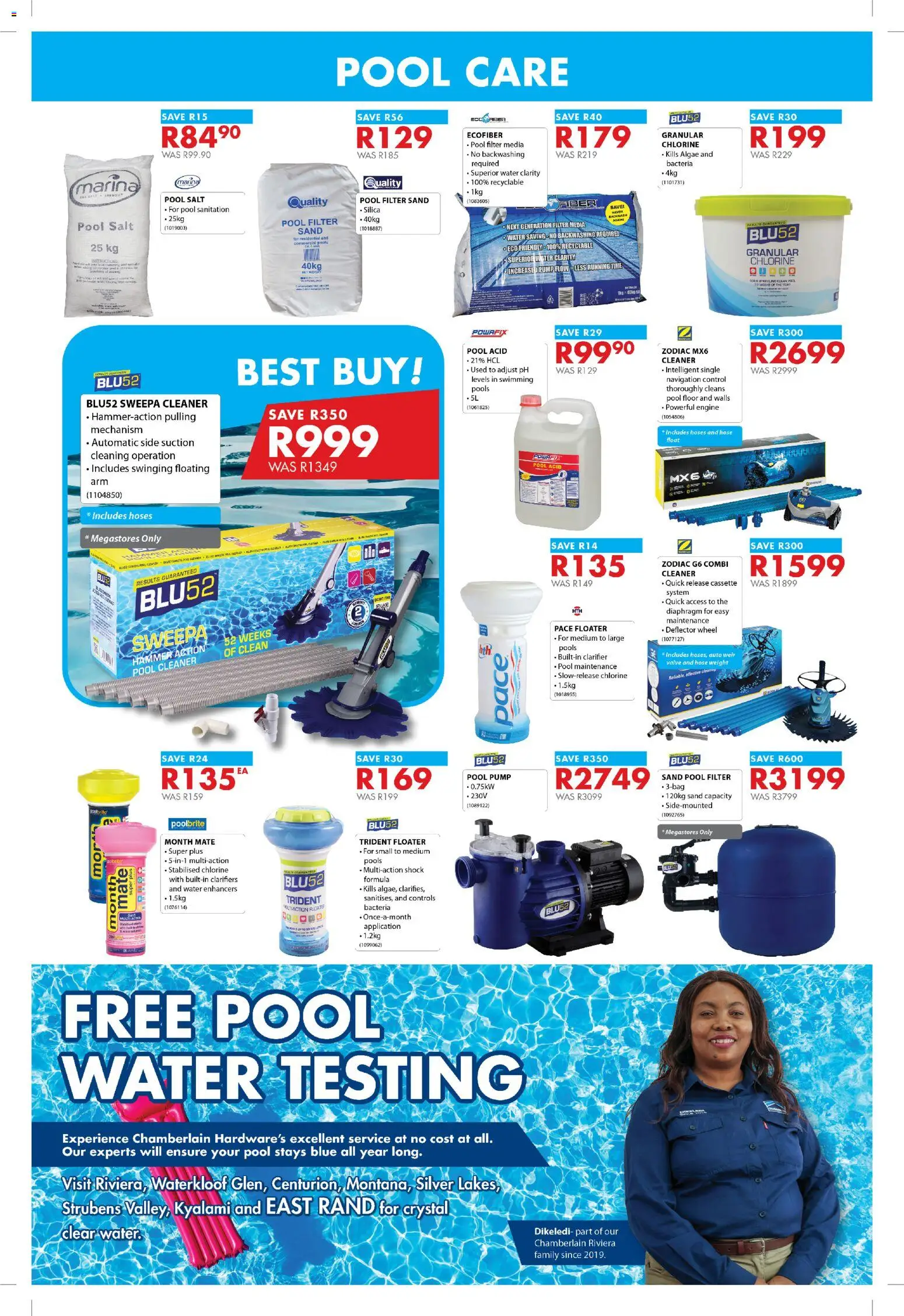 New Chamberlain catalogue – valid from 19/10/2026 | Page: 2 | Products: Hammer, Valve, Water, Salt