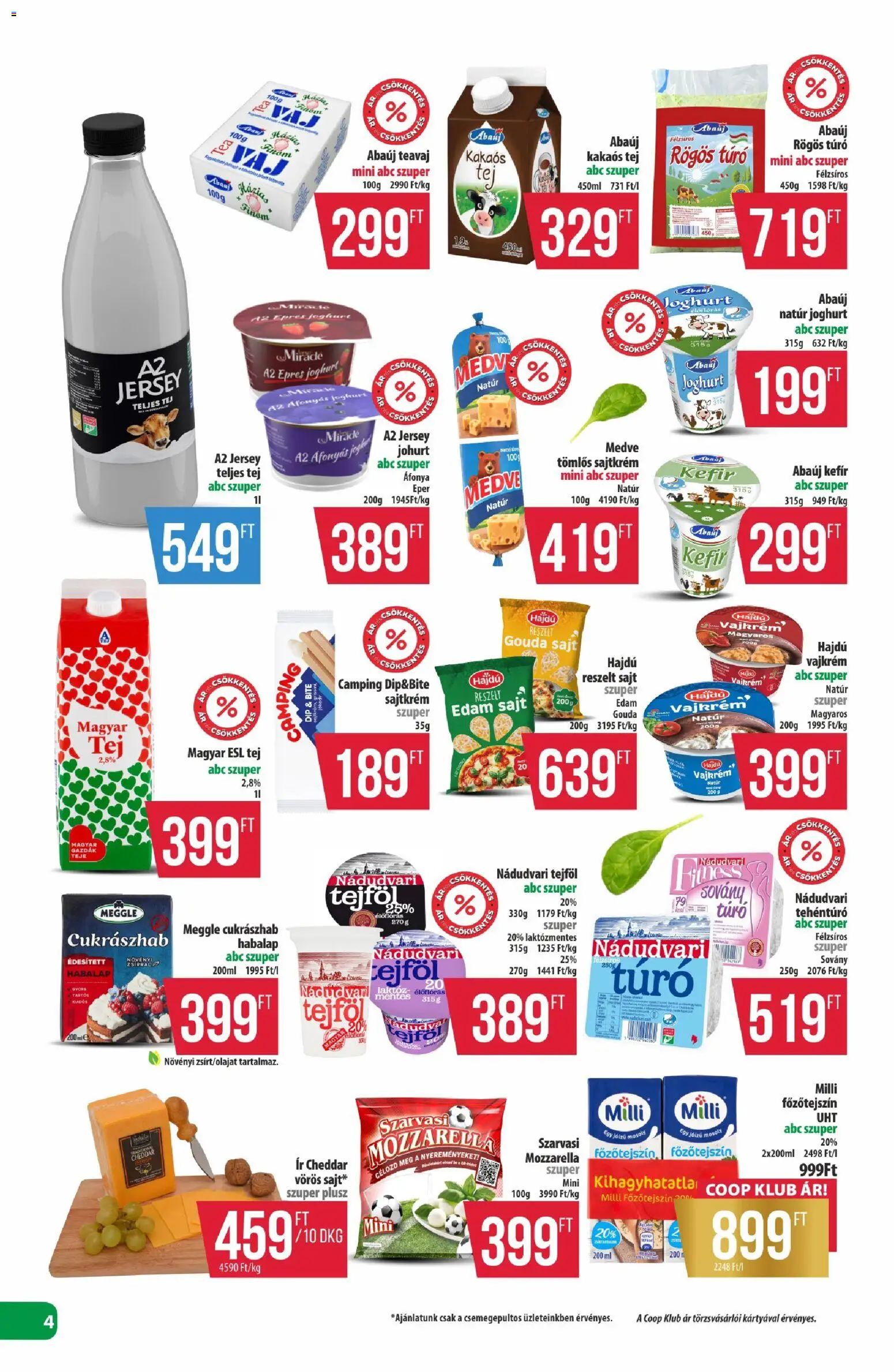 COOP akciós ujság - amely érvényes a következő dátumtól: 18.06.2026 | Oldal: 4