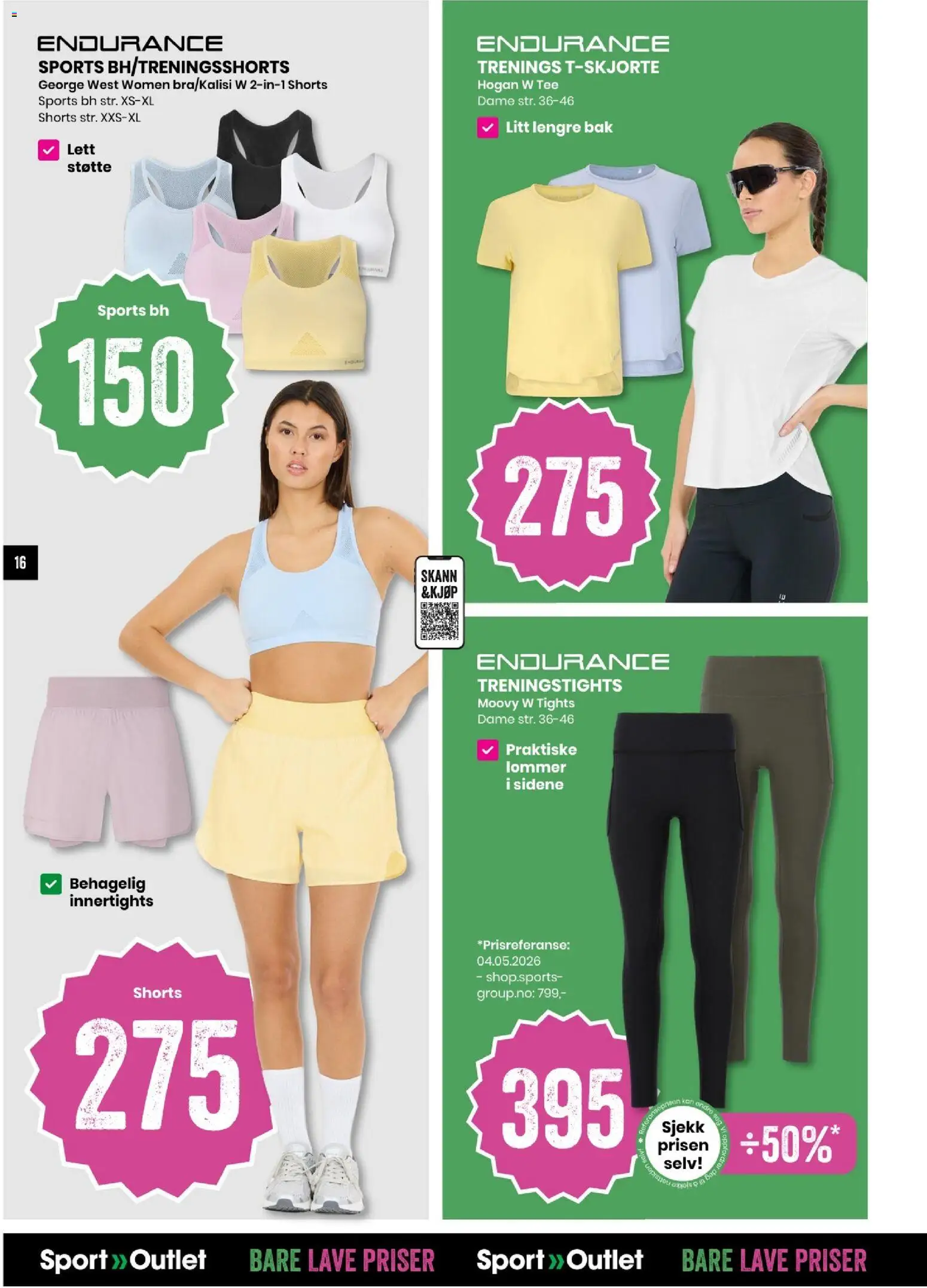 {H1} | Side: 16 | Produkter: BH, Shorts, Tights, Sports BH