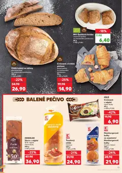 Náhled letáku Chléb kulatý se zářezy, pšenično-žitný ze zmrazeného polotovaru 450 g od 13.05.2026 | Strana: 13 | Produkty: Burger, Burger buns, Croissant, Toustový chléb