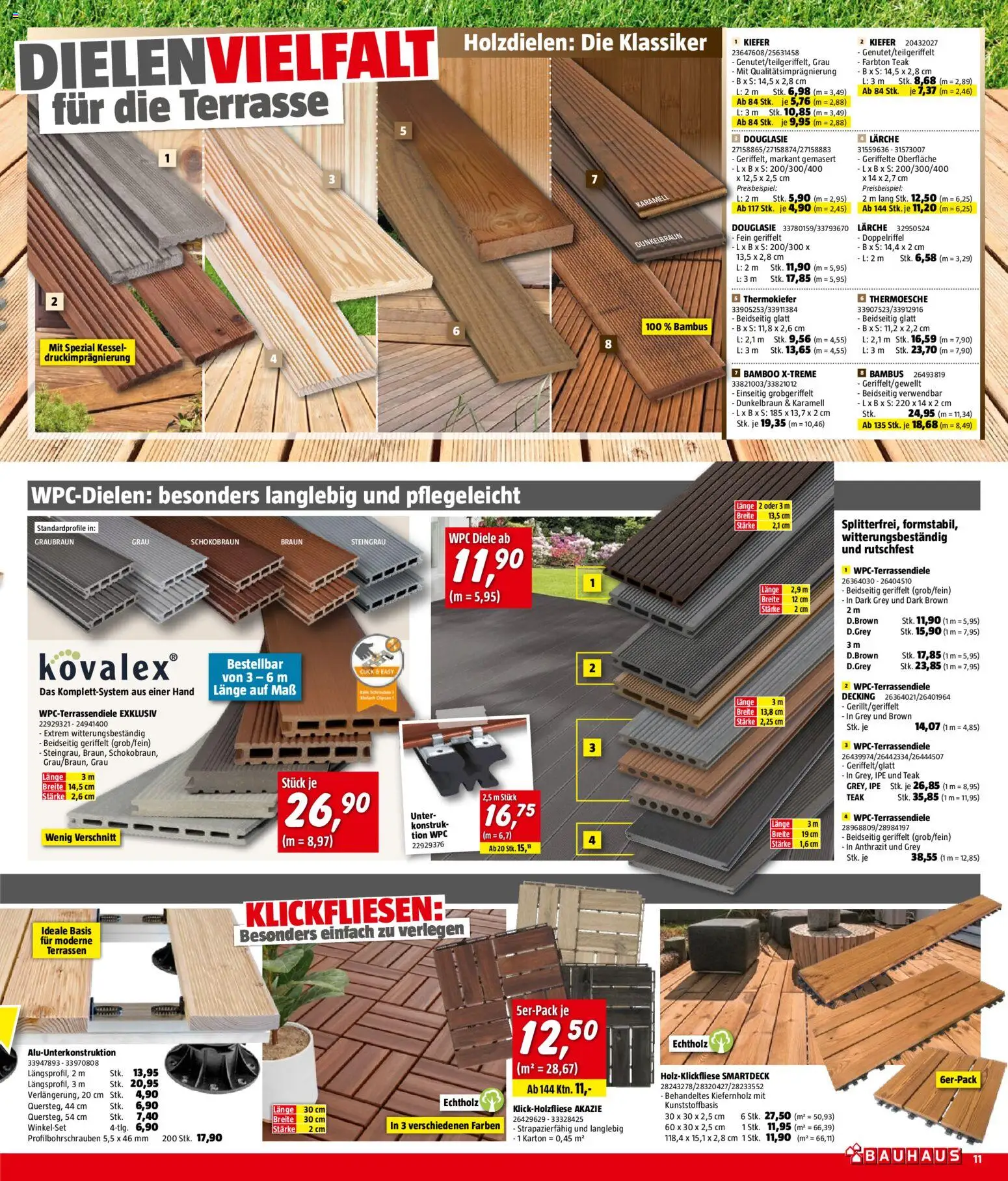 Bauhaus Prospekt aktuell gültig ab 22.07.2026 | Seite: 11