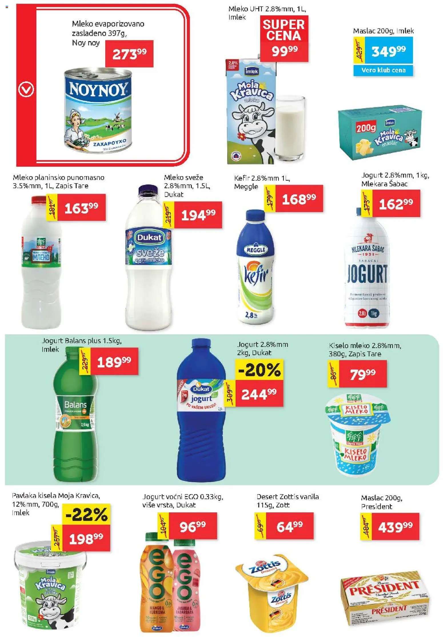 SuperVERO katalog - važi od 01.10.2026 | Strana: 6 | Proizvode: Kefir, Mango, Jagoda, Jogurt