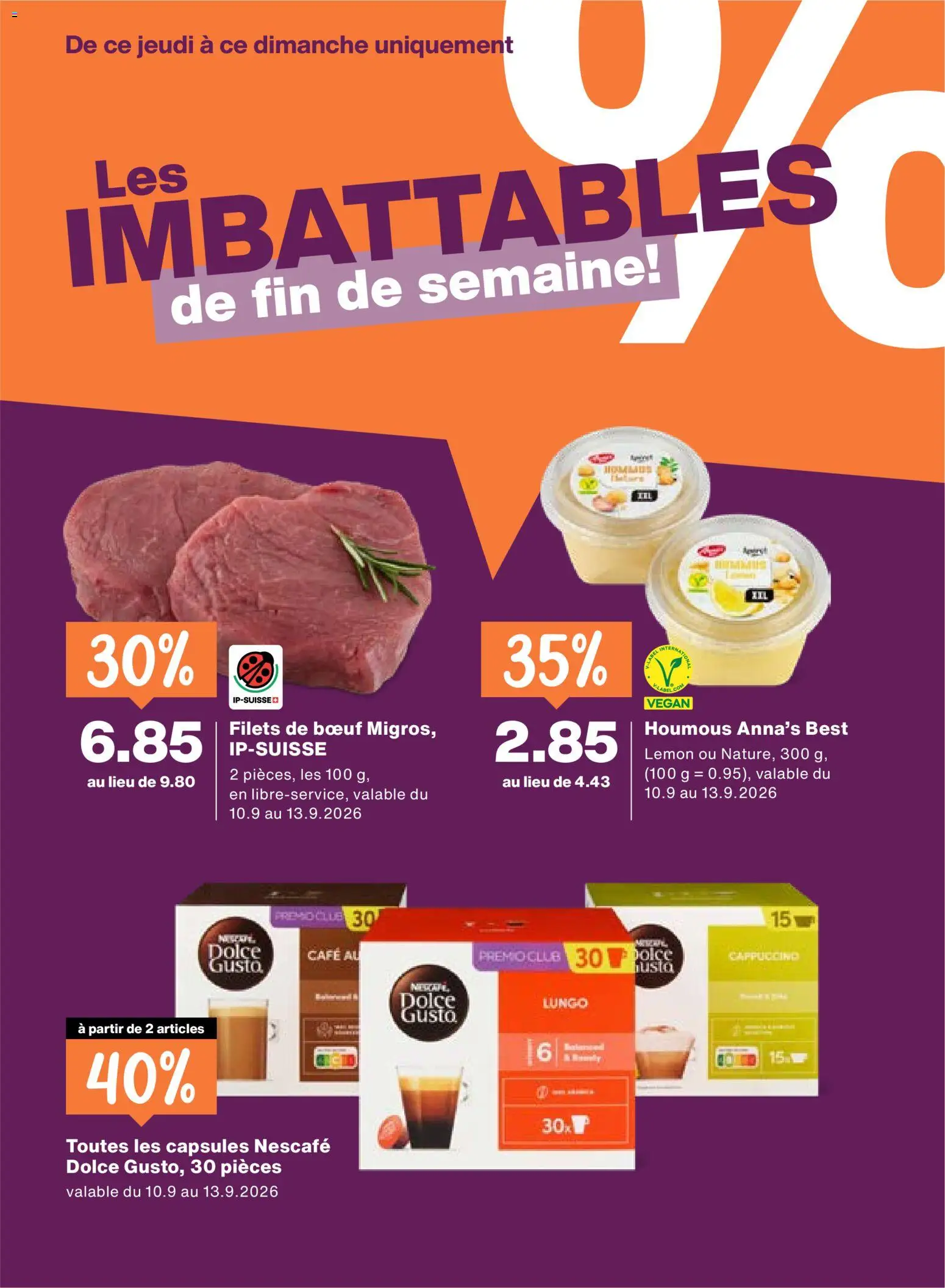 Migros aktionen FR – gültig ab 10.09.2026 | Seite: 24 | Produkte: Cappuccino
