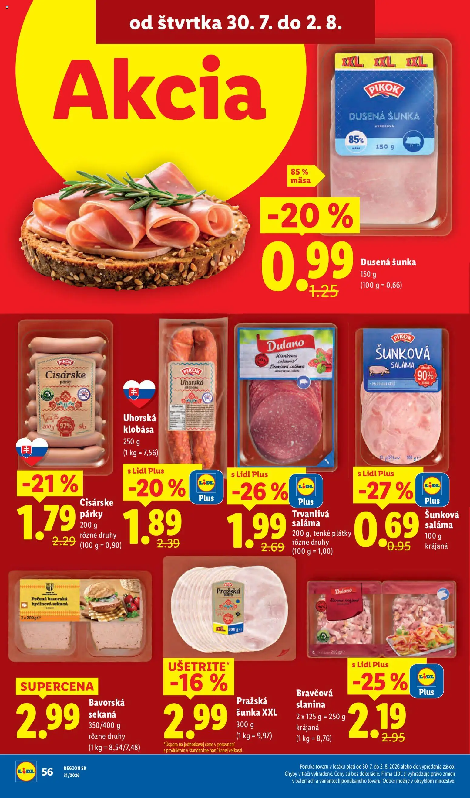 Nové Lidl akcie – leták je platný od 27.07.2026 | Strana: 80