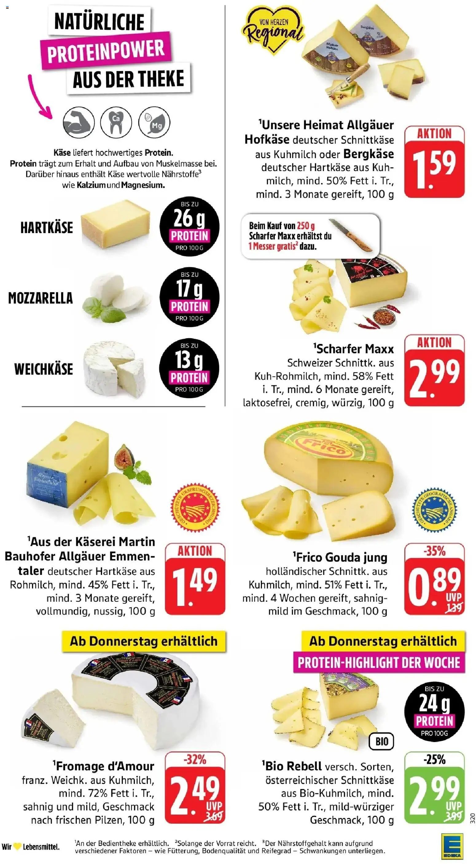 Edeka Prospekt Mutterstadt (ab 14.09.2026) » Angebote Online | Seite: 6 | Produkte: Käse, Theke, Mozzarella, Gouda