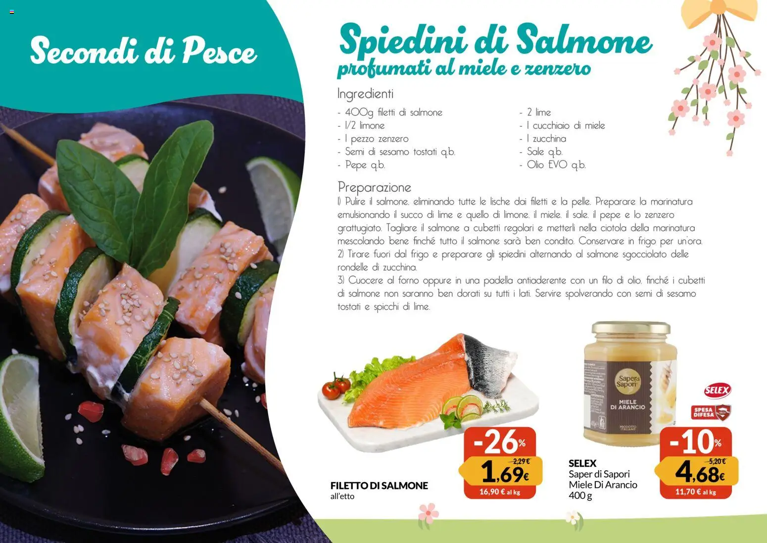 Volantino Galassia del 12.03.2026 | Pagina: 14 | Prodotti: Pesce, Pepe, Lime, Forno