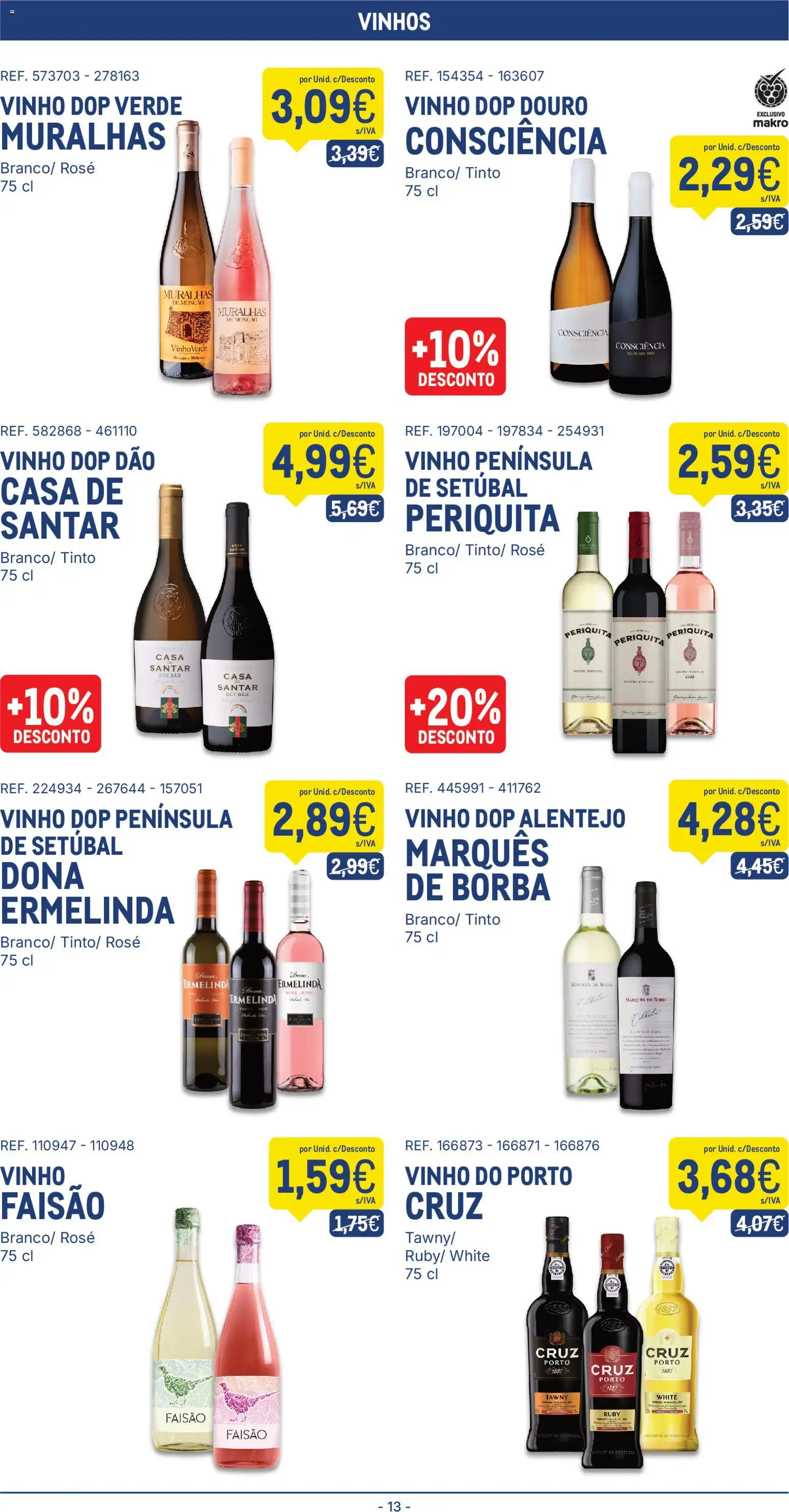 Makro folheto │ válido de 13/10/2026 | Página: 13 | Produtos: Vinho do Porto, Vinho