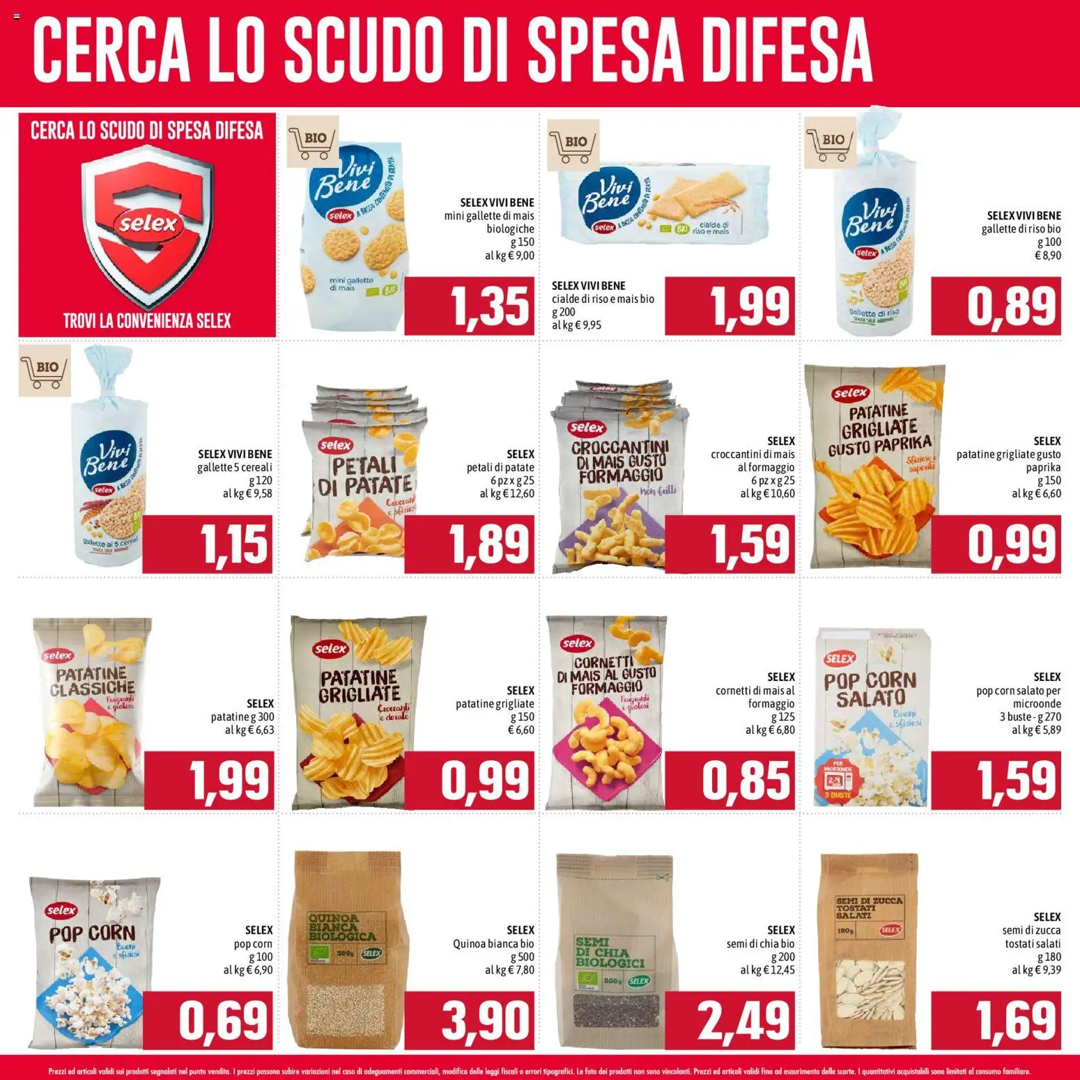 Volantino Emisfero del 21/09/2026 | Pagina: 10 | Prodotti: Patatine, Zucca, Mais, Cialde