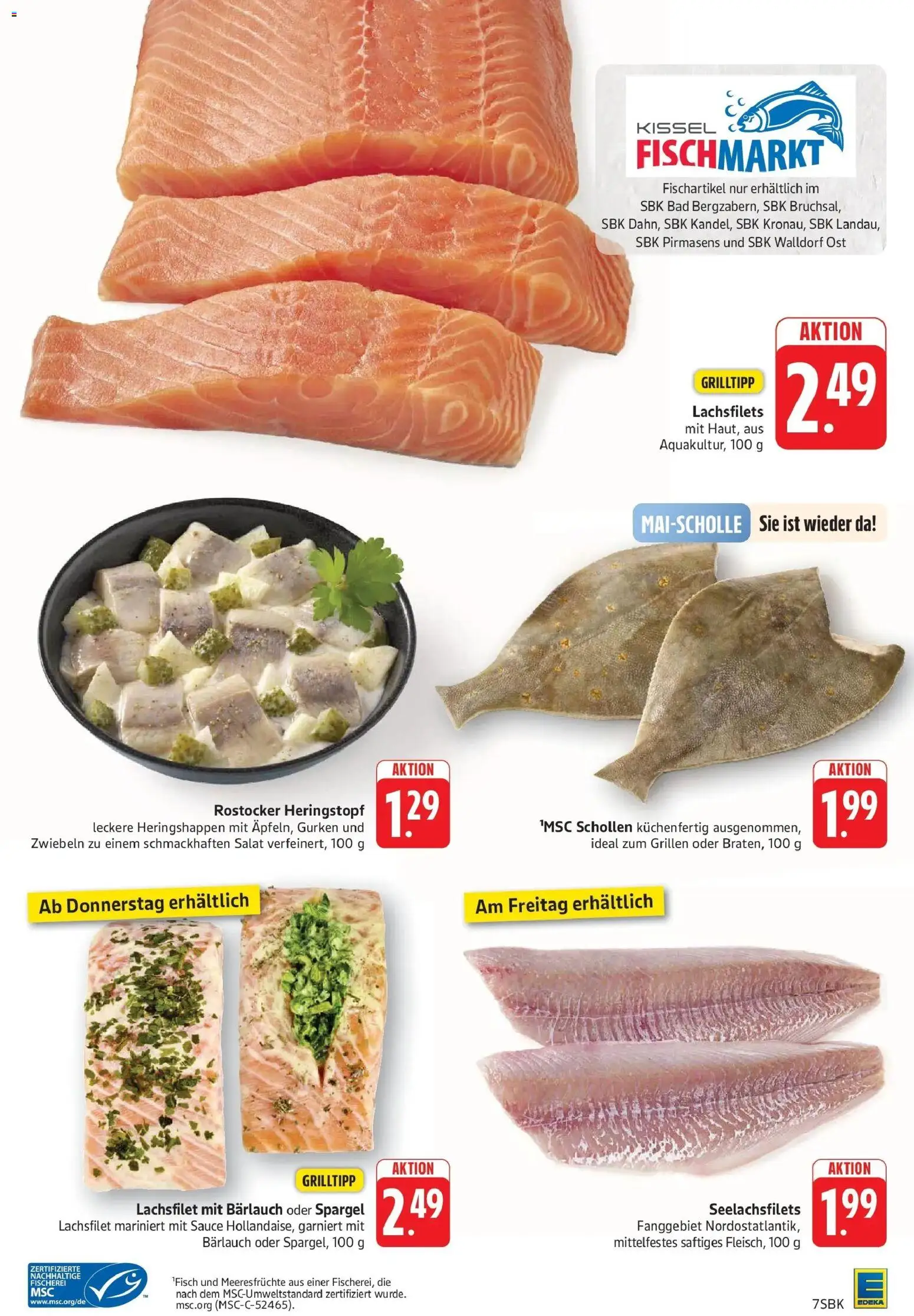 Edeka prospekt Pirmasens	 – gültig ab 04.05.2026 | Seite: 9 | Produkte: Spargel, Zwiebeln, Meeresfrüchte, Salat