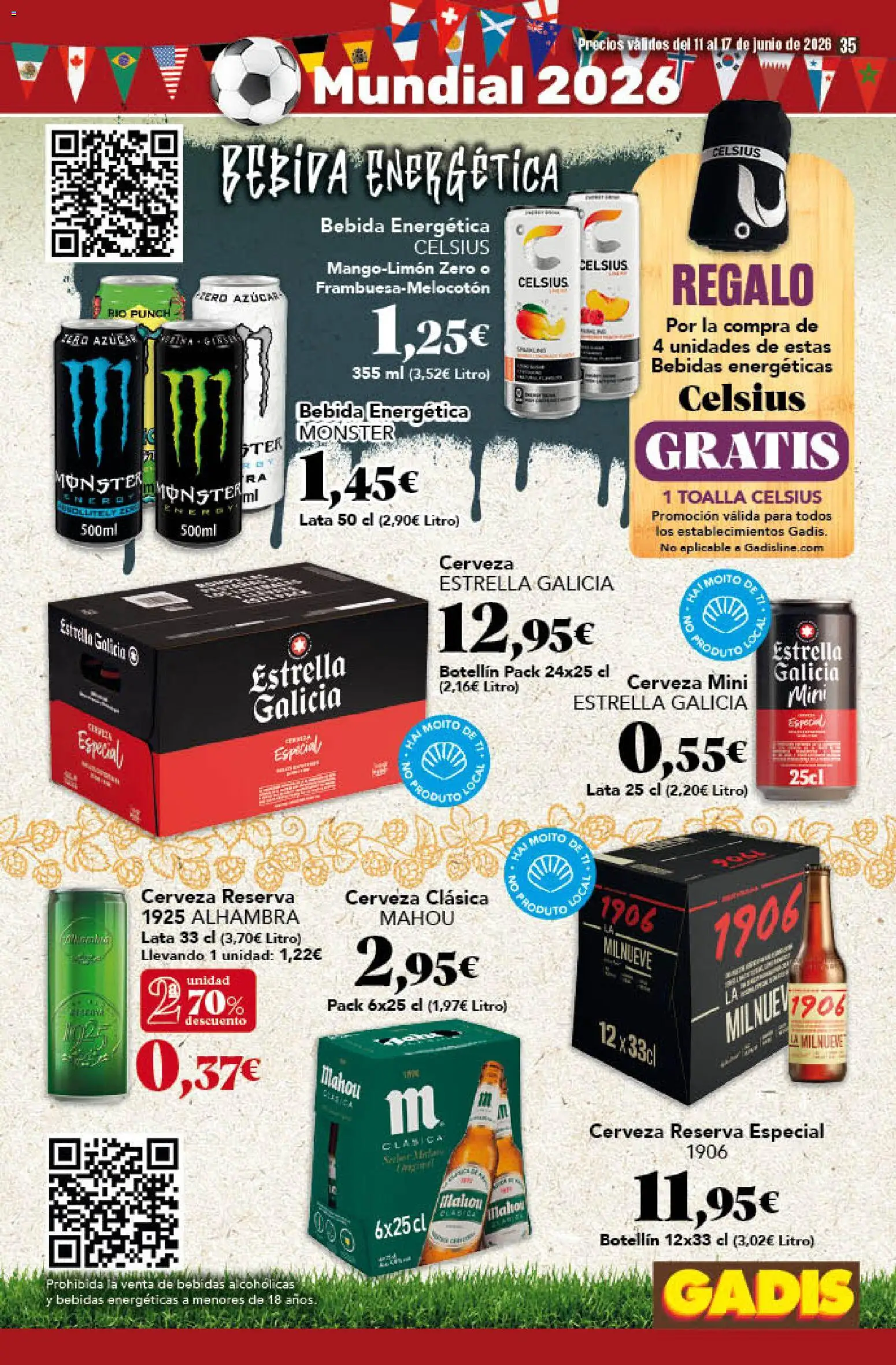 Gadis folleto │ válido desde el 11.06.2026 | Página: 35 | Productos: Cerveza