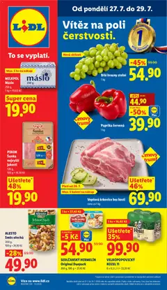 Náhled letáku Lidl leták od 27.07.2026