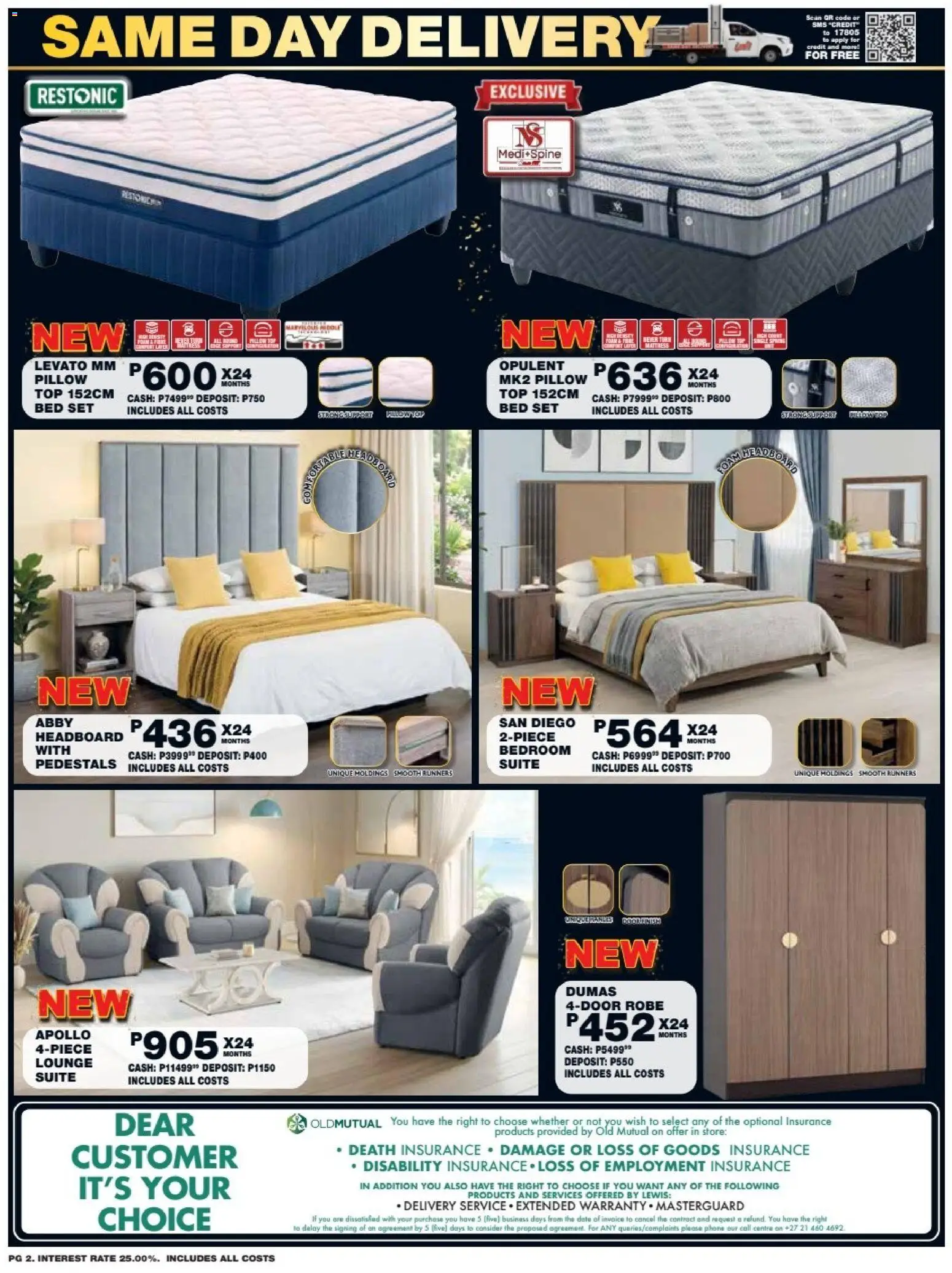 New Lewis Stores catalogue – valid from 10/08/2026 | Page: 2 | Products: Phone, Headboard, Bed, Pillow