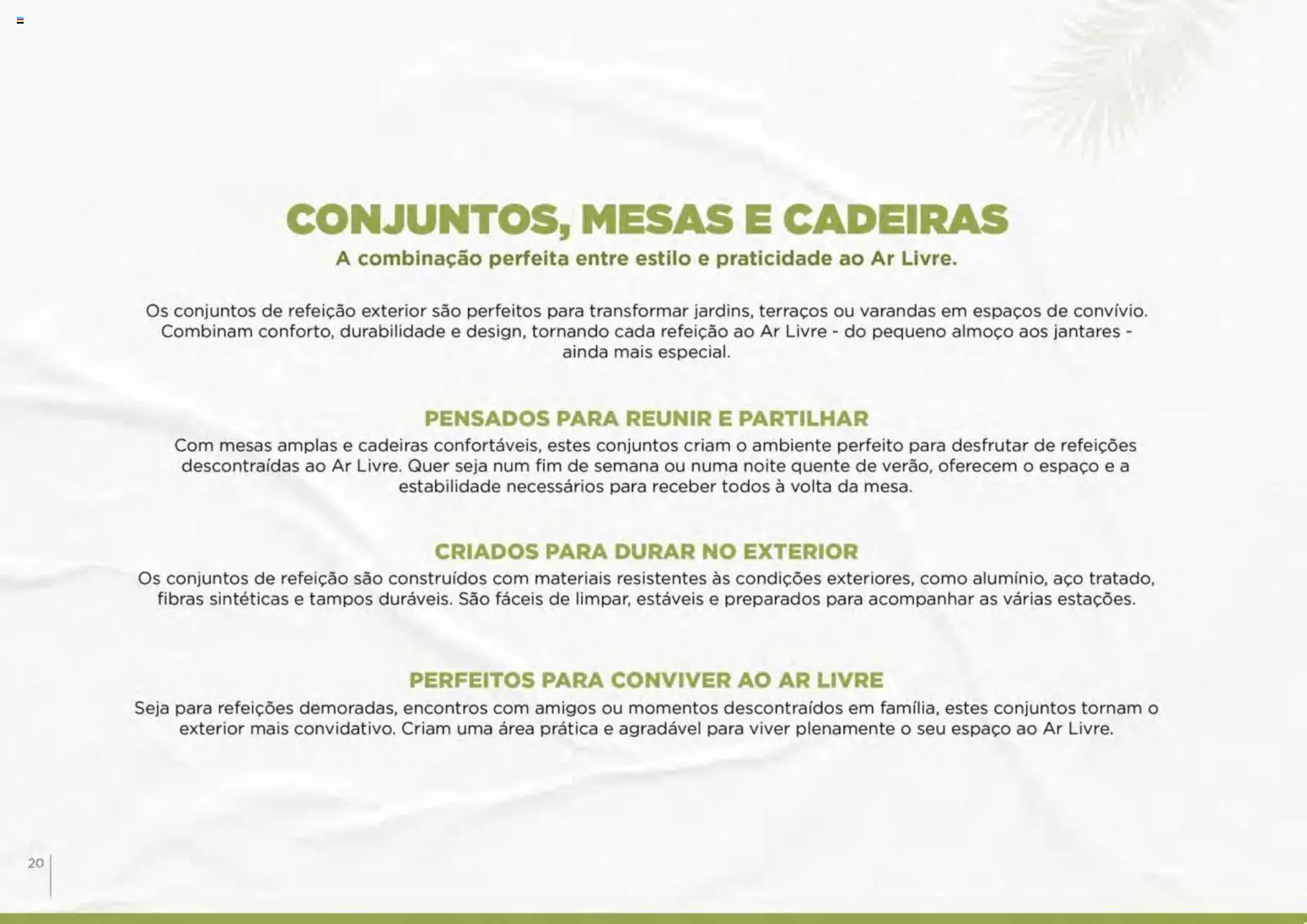 Espaço Casa folheto Ar Livre 2026 │ válido de 07.03.2026 | Página: 20 | Produtos: Cadeiras
