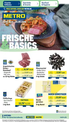 Metro Prospekt ab 21.09.2026 gültig