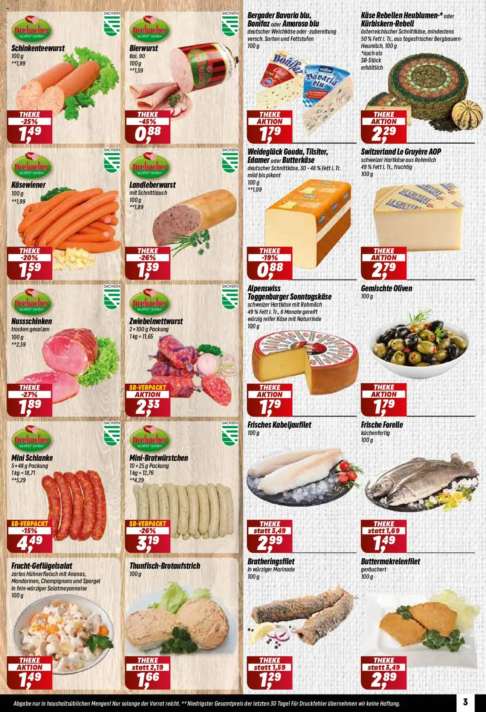Simmel Prospekt – gültig ab 19.10.2026 | Seite: 3 | Produkte: Käse, Edamer, Wurst, Chili