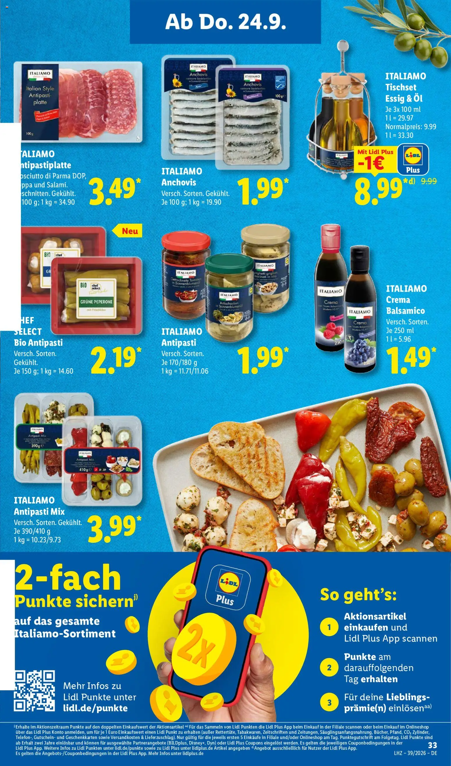 Lidl Německo leták od 21.09.2026 | Strana: 51 | Produkty: Crema, Balsamico crema, Balsamico