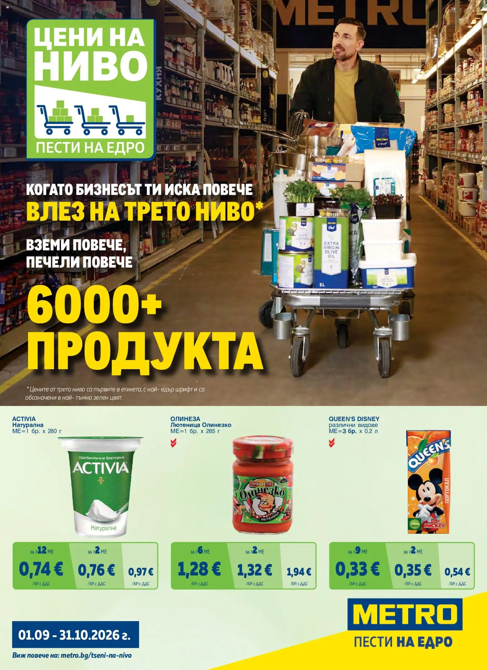 {H1} | Страница: 1 | Продукти: Портокал, Лютеница