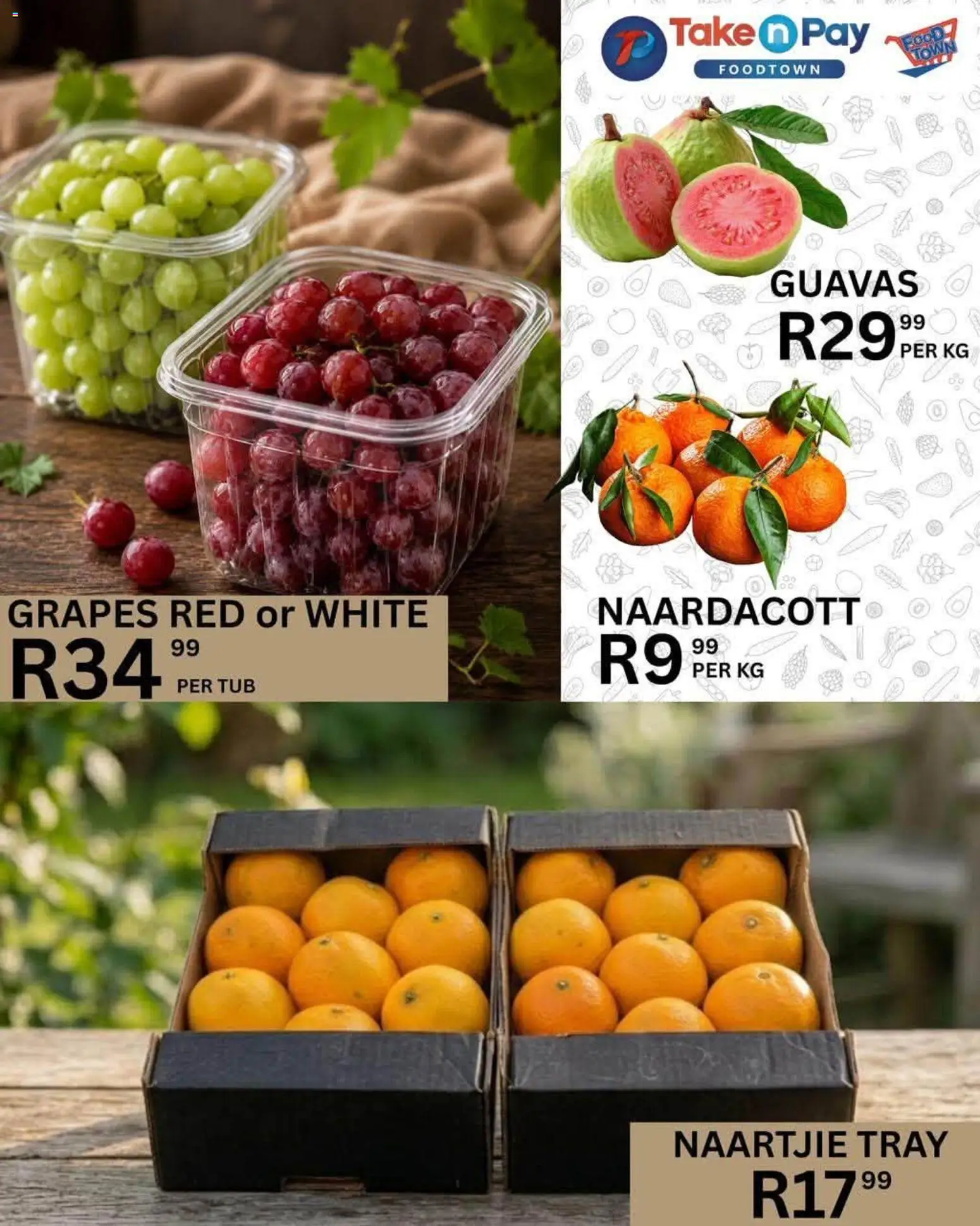 New Take n Pay catalogue – valid from 01/09/2026 | Page: 14 | Products: Tray, Grapes