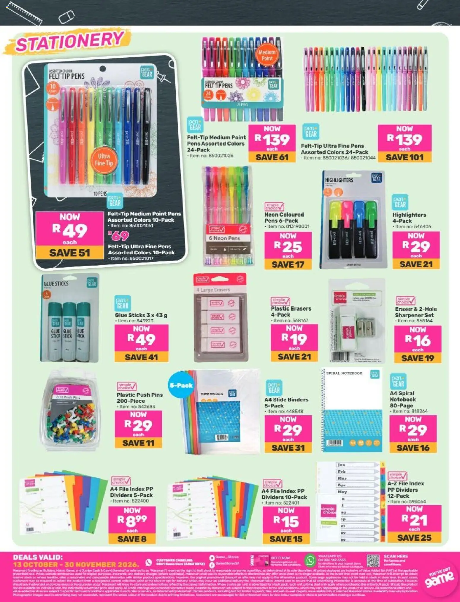 New Game catalogue – valid from 13/10/2026 | Page: 4 | Products: Notebook