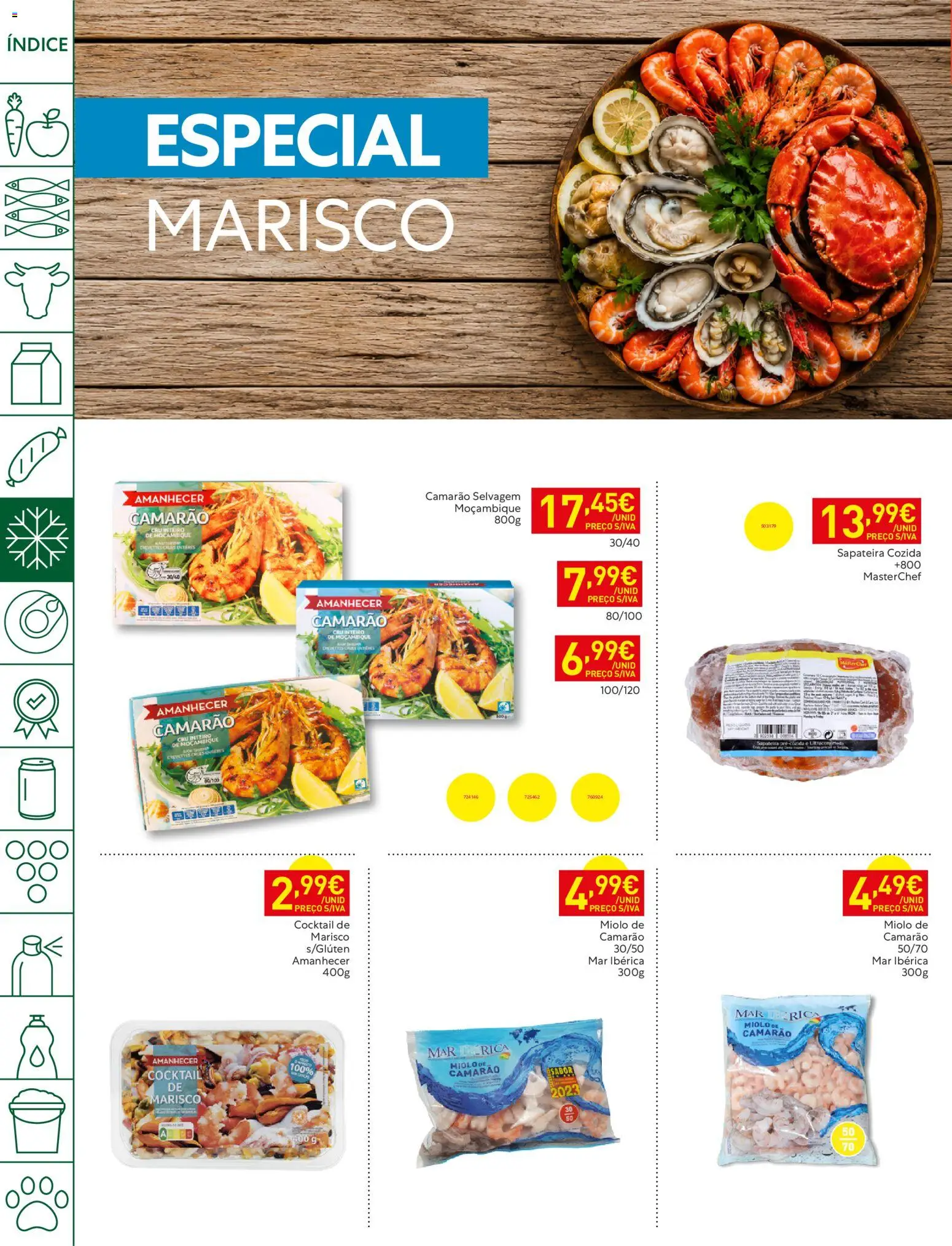 Recheio folheto Madeira │ válido de 07/07/2026 | Página: 14 | Produtos: Camarão, Sapateira