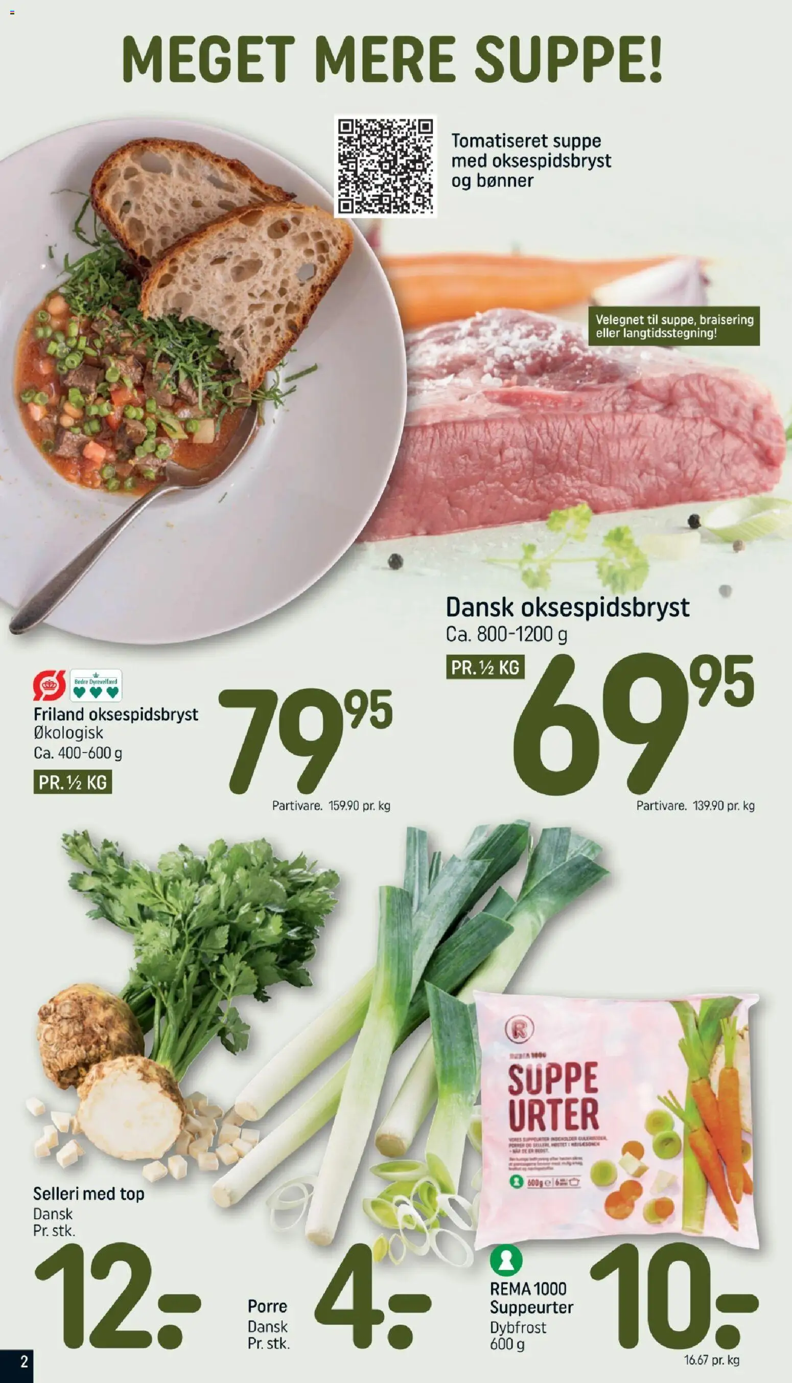 Rema 1000 tilbudsavis – gyldig fra 30/08/2026 | Side: 2 | Produkter: Selleri, Bønner, Suppe, Porre