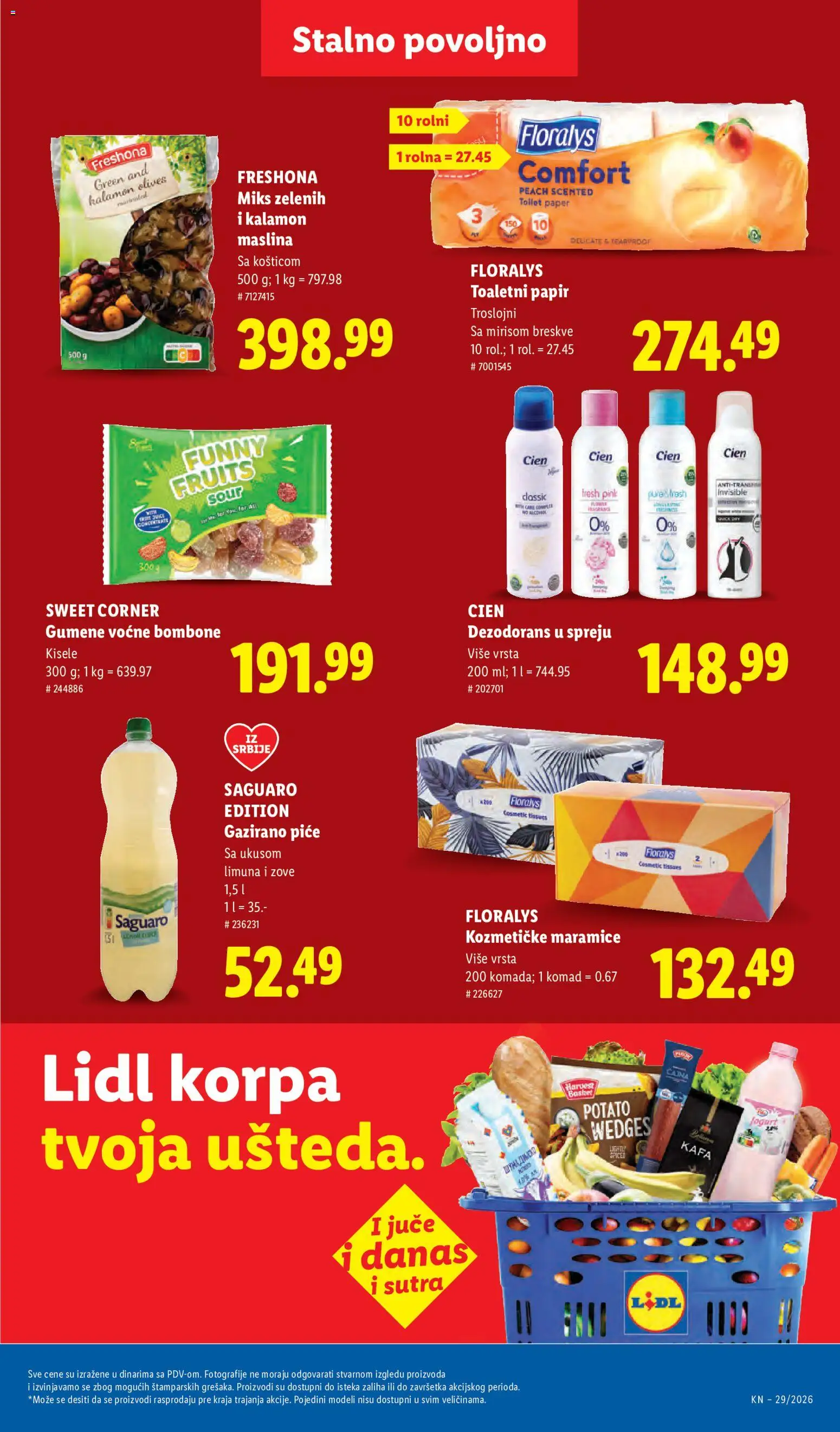 Lidl katalog - važi od 16.07.2026 | Strana: 49 | Proizvode: Bombone, Cien, Korpa, Kafa