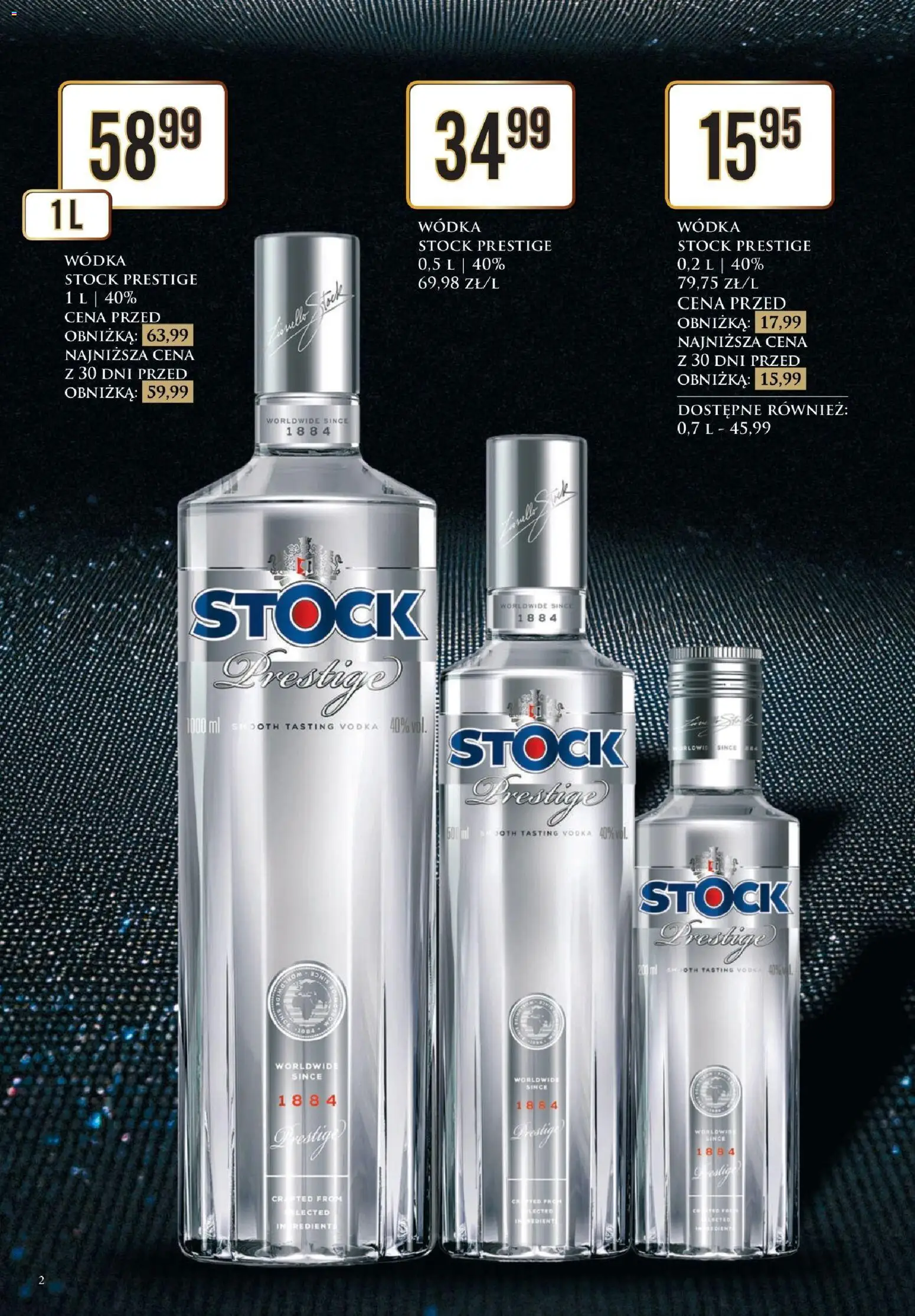 Dino gazetka alkoholowa od 26.06.2026 | Strona: 2 | Produkty: Wódka Stock, Vodka, Wódka