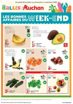 Auchan - Prévisualisation de Auchan les bons plans du week-end dans votre hyper valide à partir de 29/10/2026
