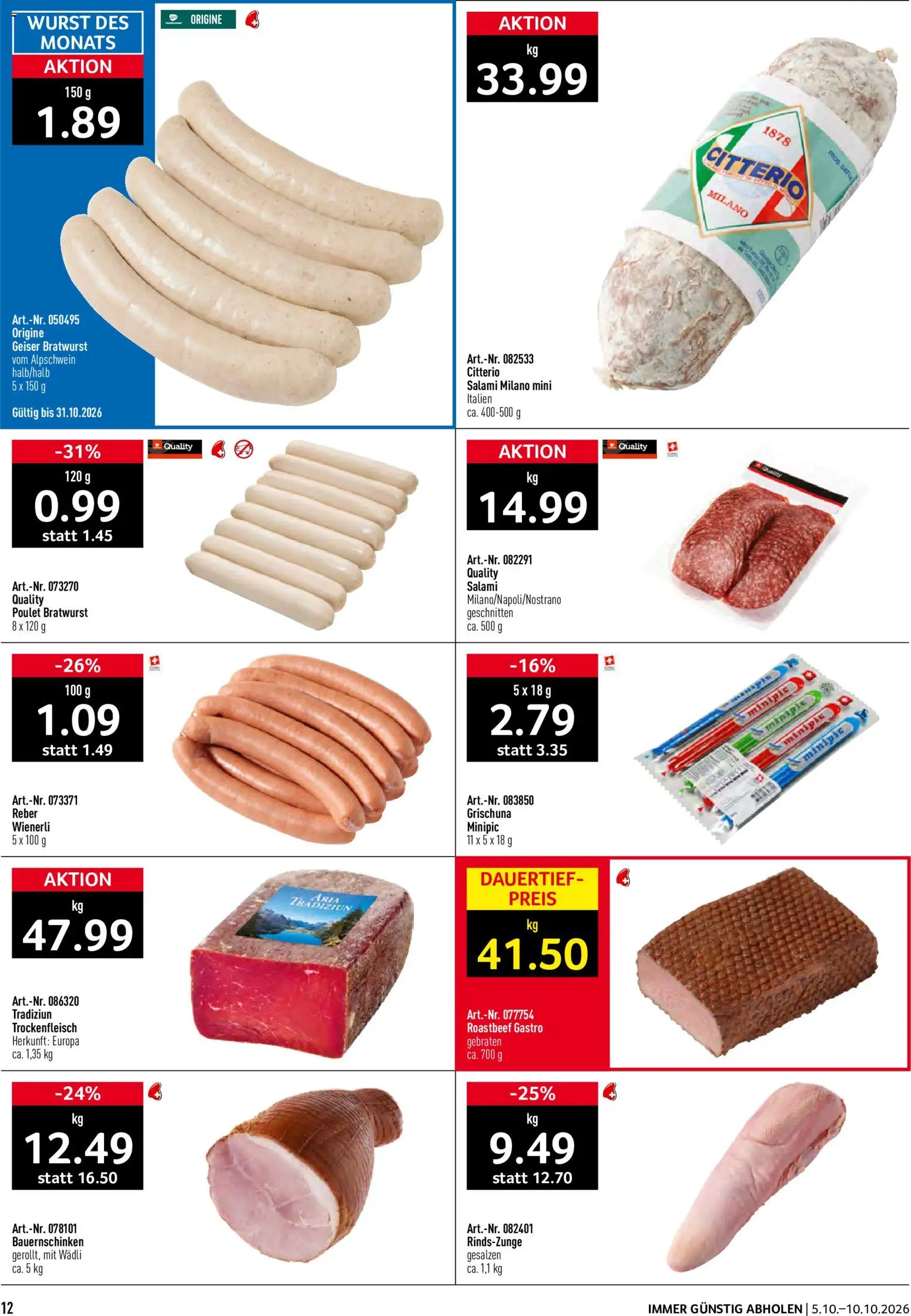 Prodega aktionen – gültig ab 05.10.2026 | Seite: 12