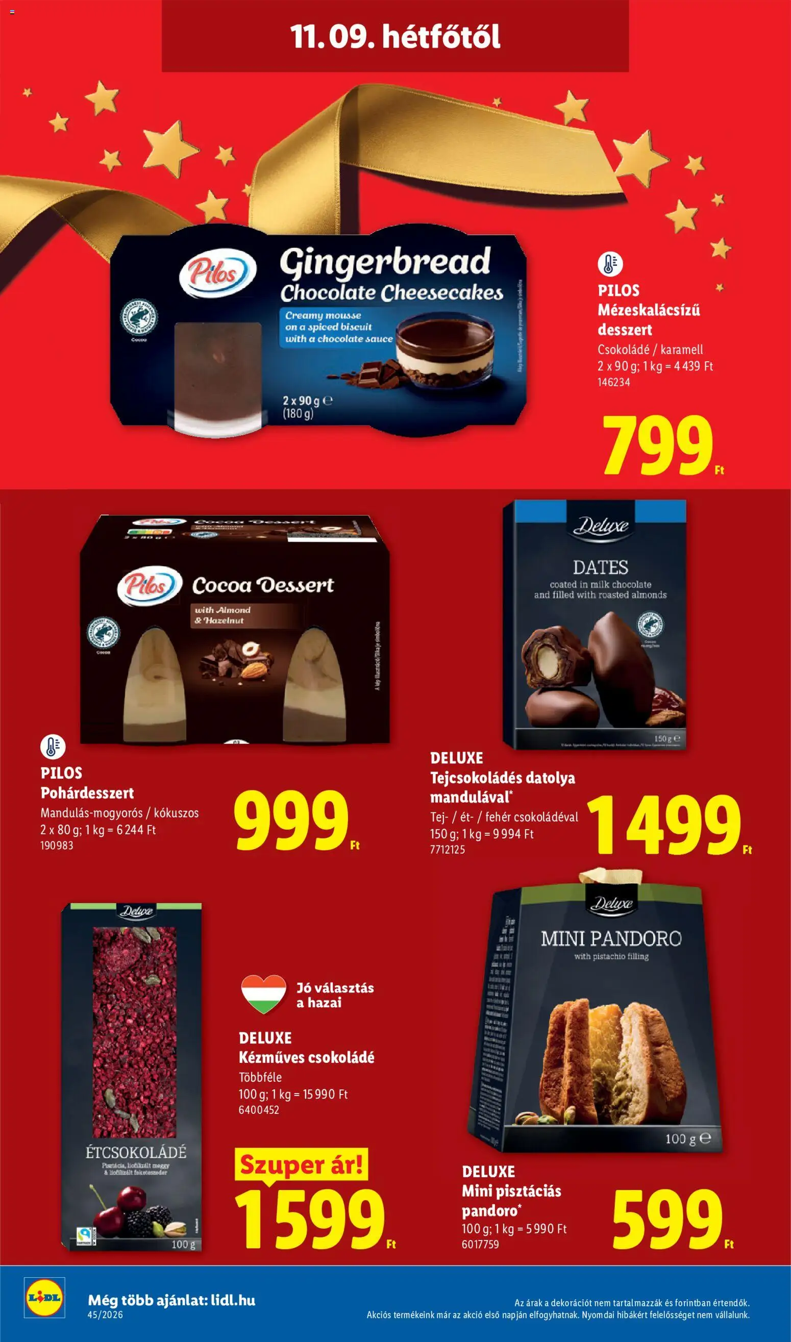 Lidl akciós ujság - amely érvényes a következő dátumtól: 2026.11.09. | Oldal: 14