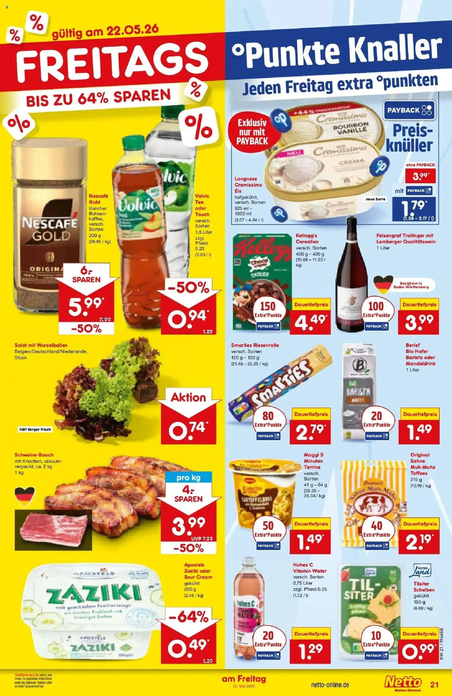 Netto Marken-Discount Prospekt Katzweiler	 – gültig ab 17.05.2026 | Seite: 23 | Produkte: Maggi, Smarties, Kellogg's, Volvic