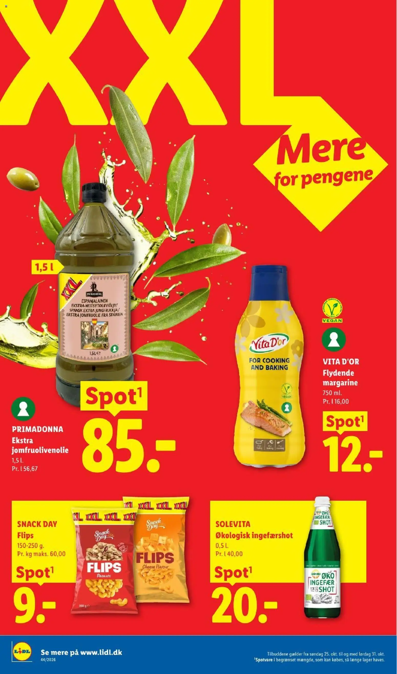 Lidl tilbudsavis – gyldig fra 25/10/2026 | Side: 11 | Produkter: Peanuts, Margarine, Søm, Ingefærshot
