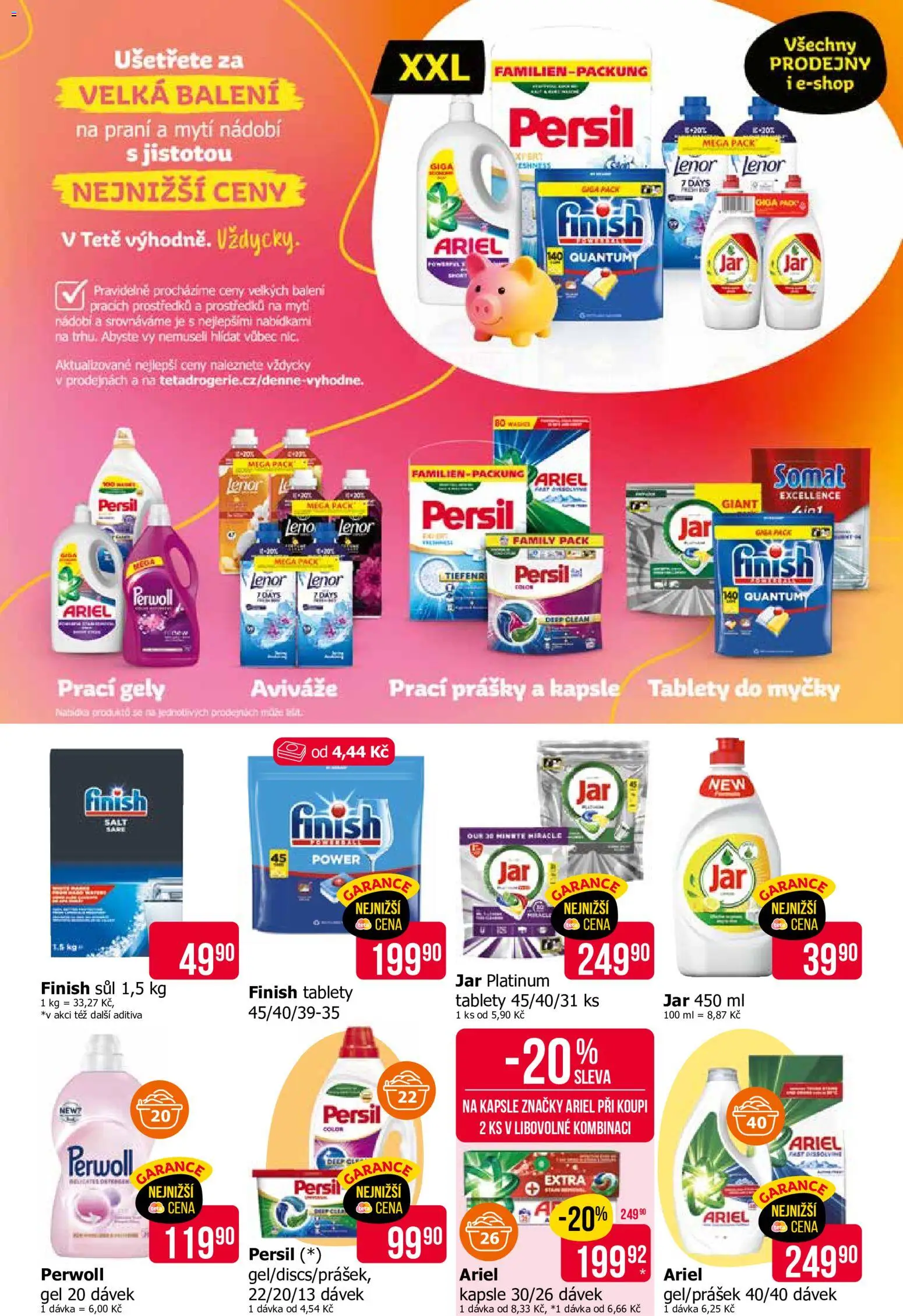 TETA Drogerie leták od 24.09.2026 | Strana: 17 | Produkty: Perwoll, Persil, Jar platinum, Sůl