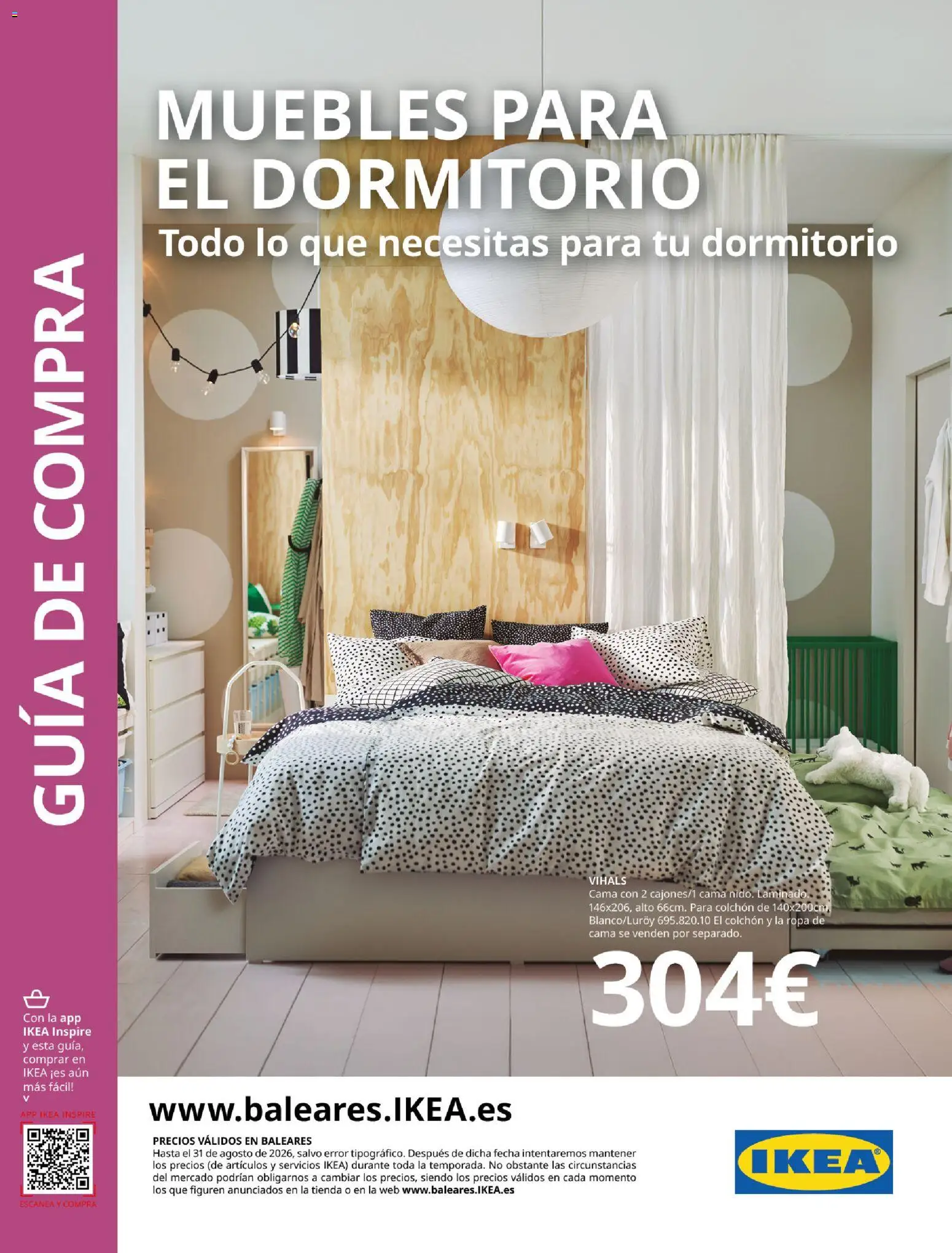 Catálogo IKEA Muebles para el dormitorio │ válido desde el 01/02/2026 | Página: 1 | Productos: Colchon, Muebles, Ropa de cama, Cama
