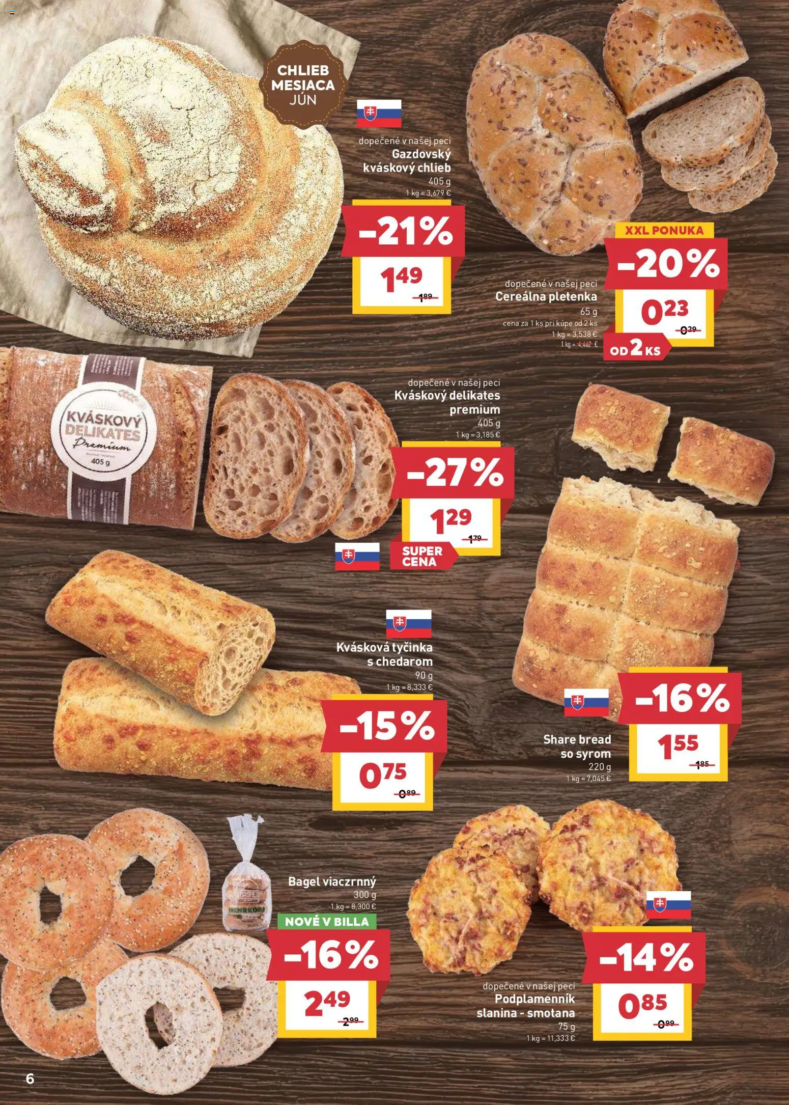 Nové Billa akcie – leták je platný od 03.06.2026 | Strana: 6