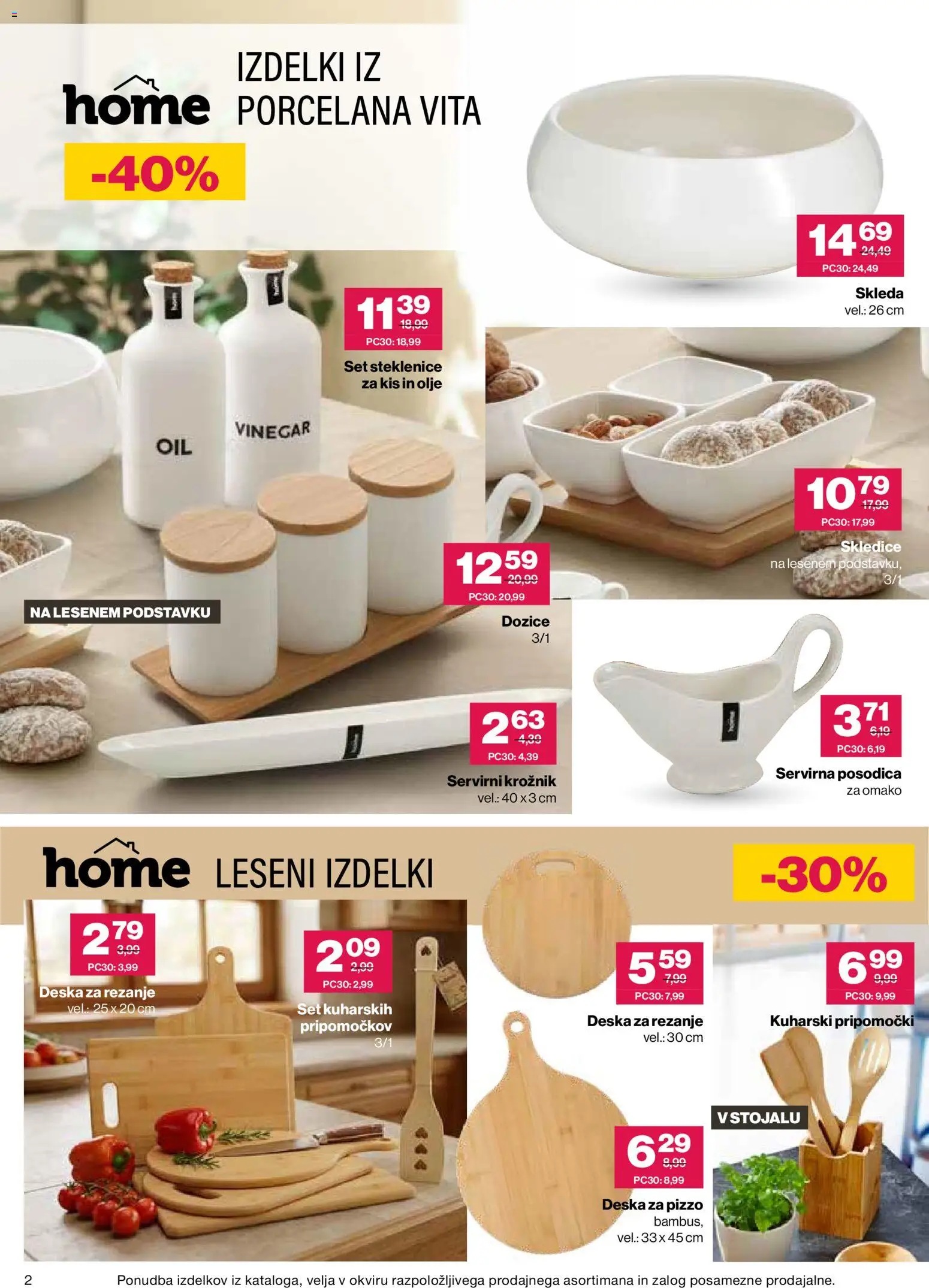 Novi Mercator katalog ponudbe – veljaven od 16.09.2026 | Stran: 2 | Izdelki: Kis, Olje