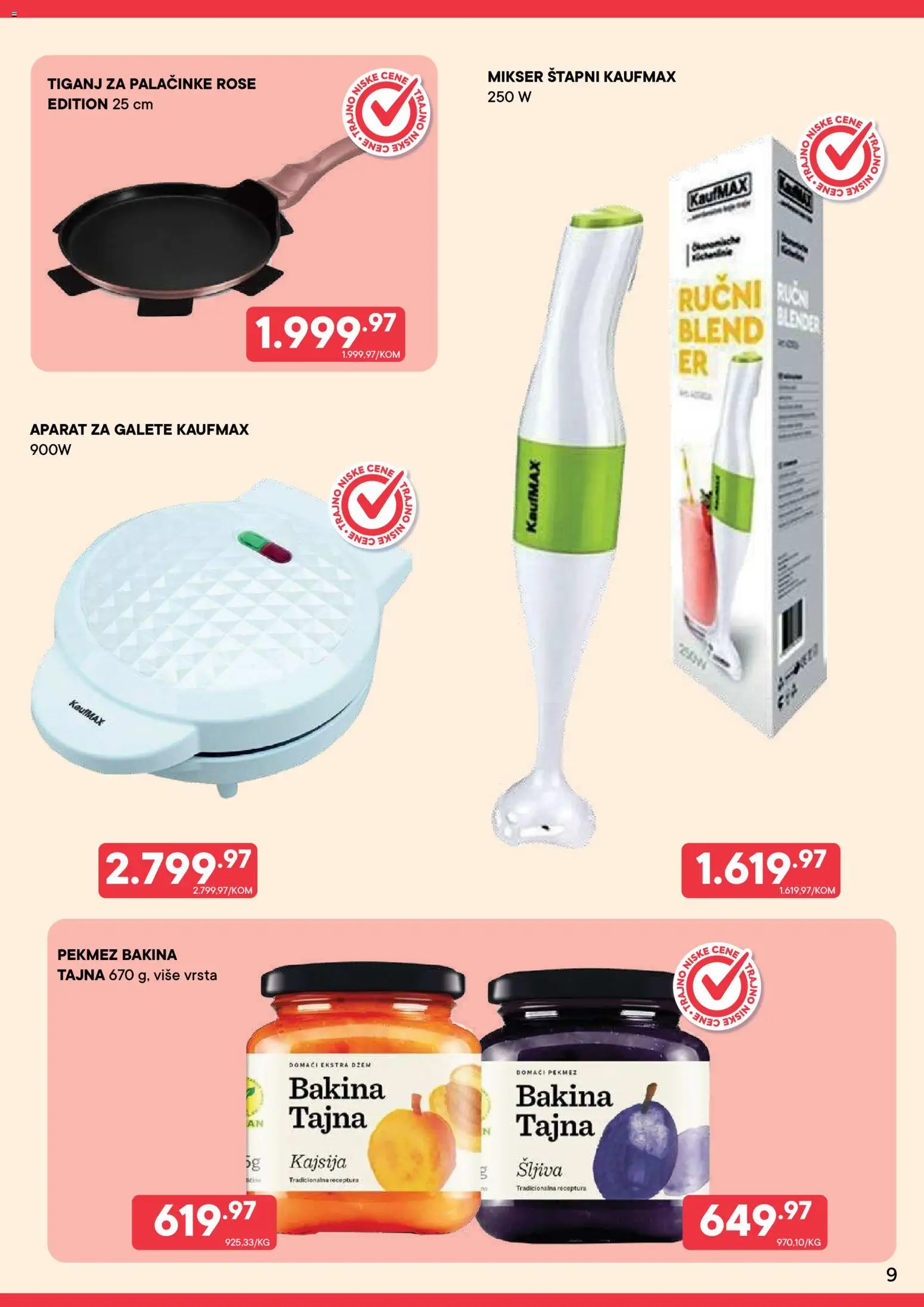 PerSu katalog - važi od 25.10.2026 | Strana: 9 | Proizvode: Aparat za galete, Mikser, Šljiva, Palačinke