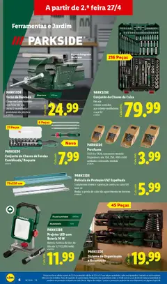 Pré-visualização PARKSIDE Torno de Bancada, Corpo em ferro fundido com fuso em aço. Inclui 2 mandíbulas protetoras de plástico válido de 27.04.2026 | Página: 6 | Produtos: Isolamento, Ferro, Bancada, Ferramentas